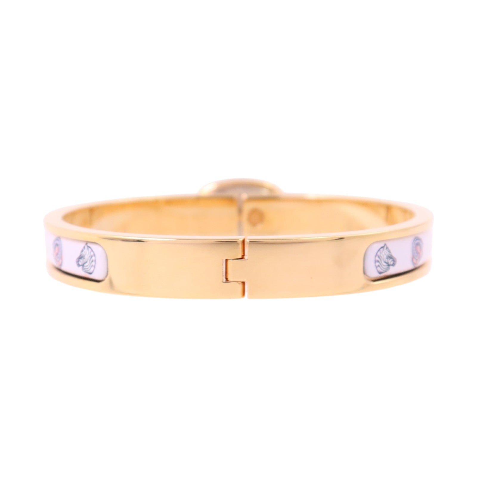 HERMES 金屬/琺瑯Mini Clic Chaine D'Ancre Bracelet金扣手鏈