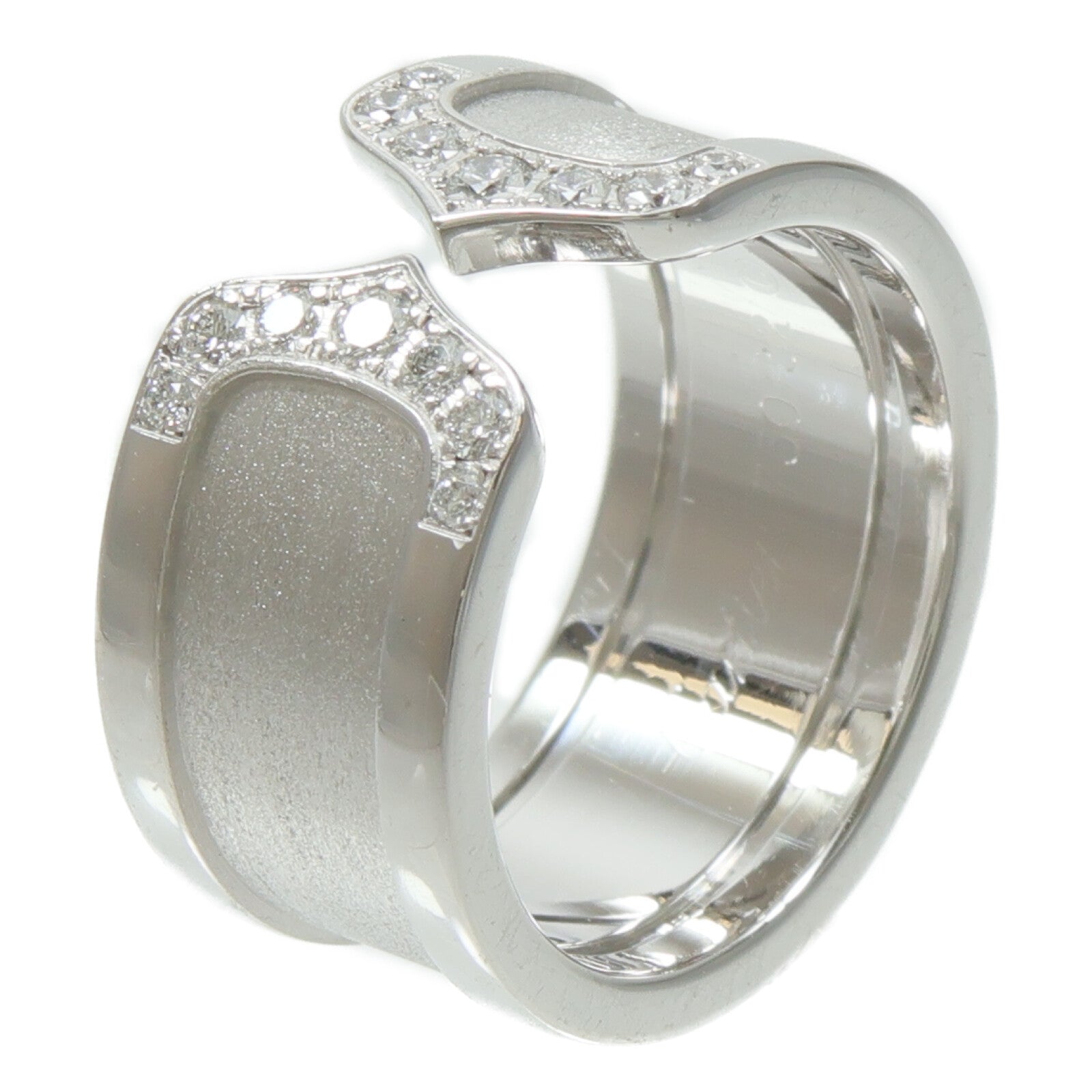 CARTIER 18K白金C2 Diamond Ring鑽石戒指