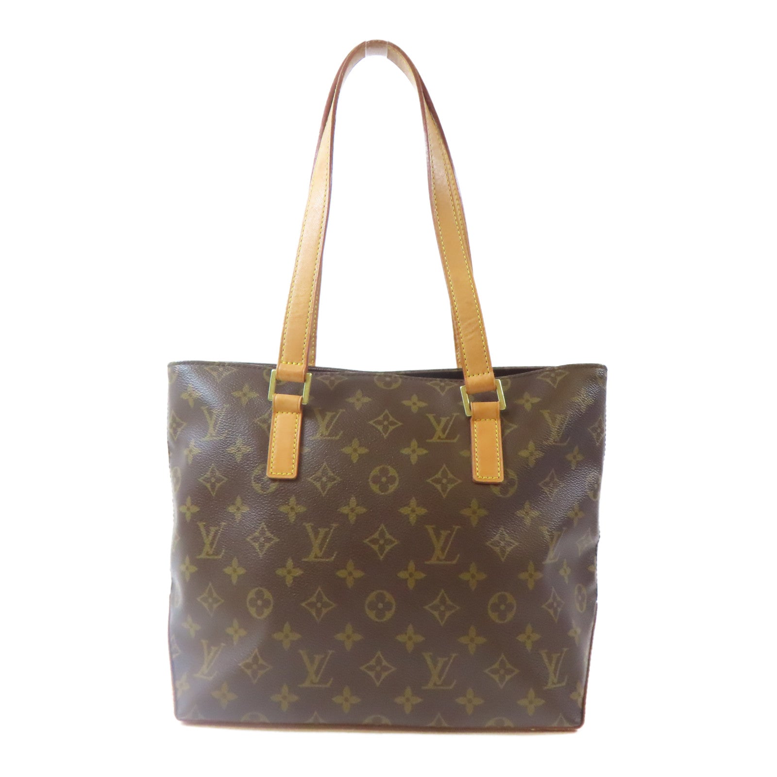 LOUIS VUITTON 【激減優惠】Monogram Cabas Piano金扣肩背袋啡色