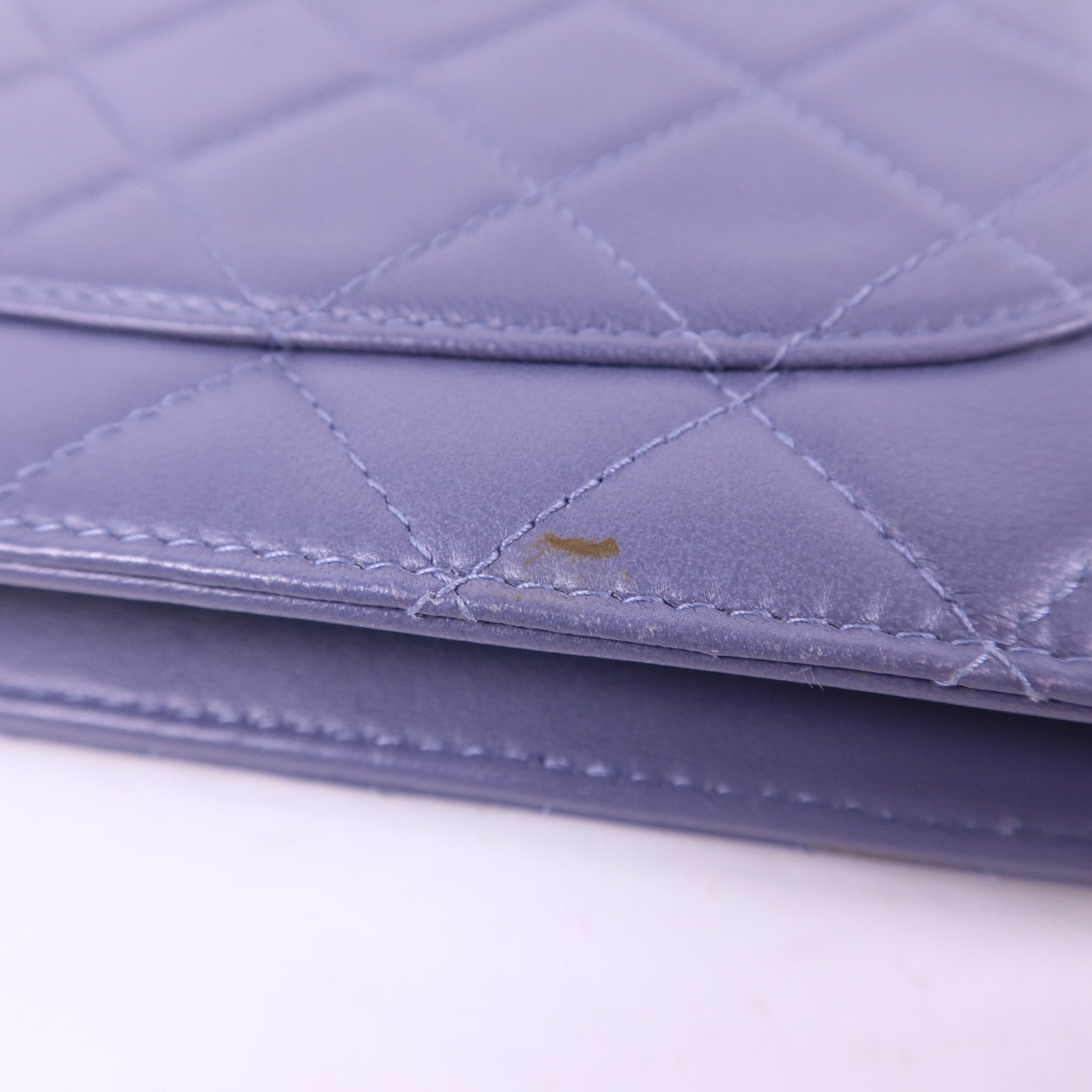 CHANEL 羊皮皮革WOC Wallet On Chain銀扣鏈帶肩背袋