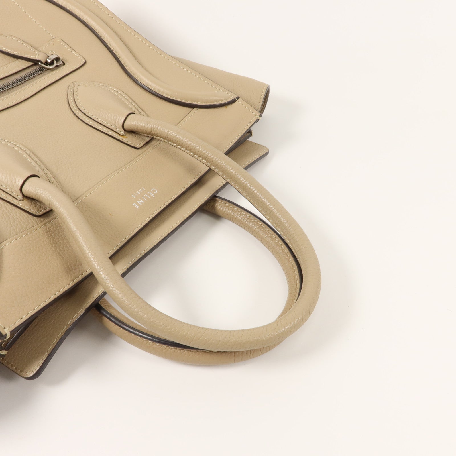 CELINE 牛皮皮革Micro Luggage肩背袋