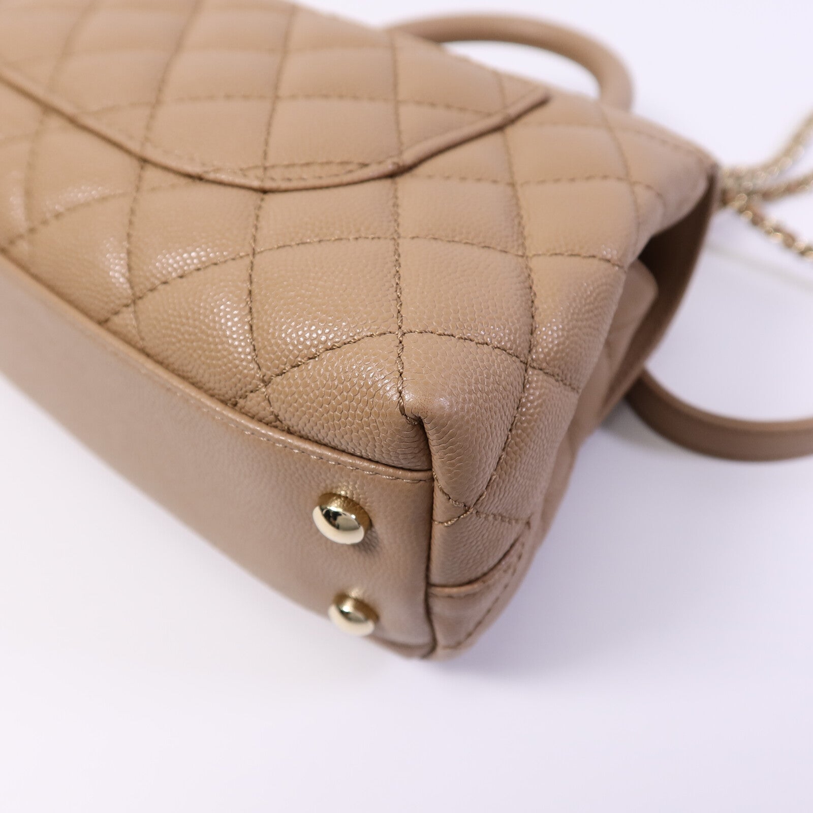 CHANEL 牛皮皮革Coco Handle Small手挽肩背兩用袋