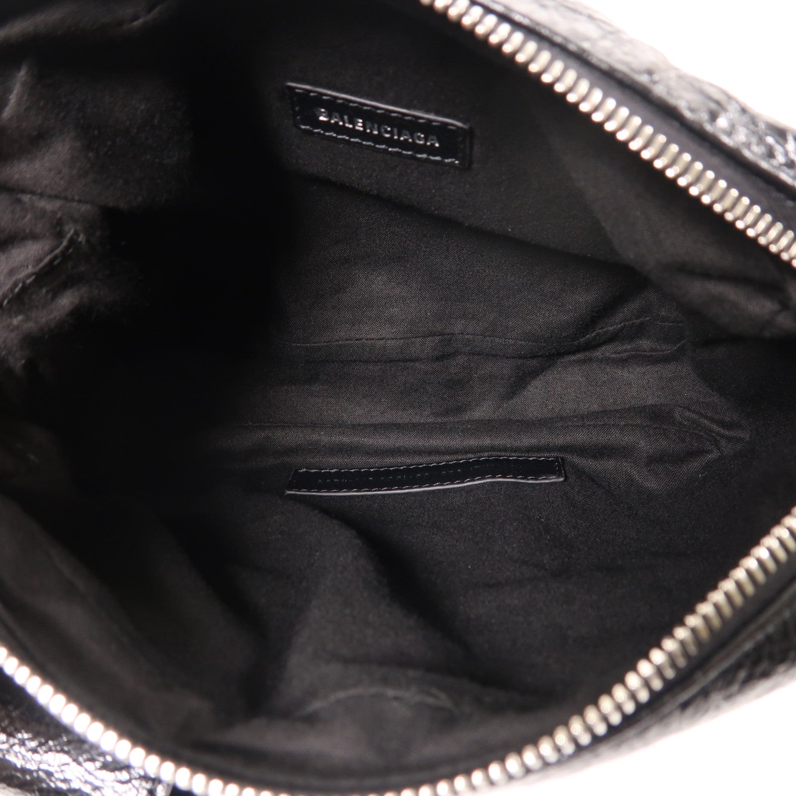 BALENCIAGA 羊皮皮革Superbusy Camera Bag銀扣肩背袋