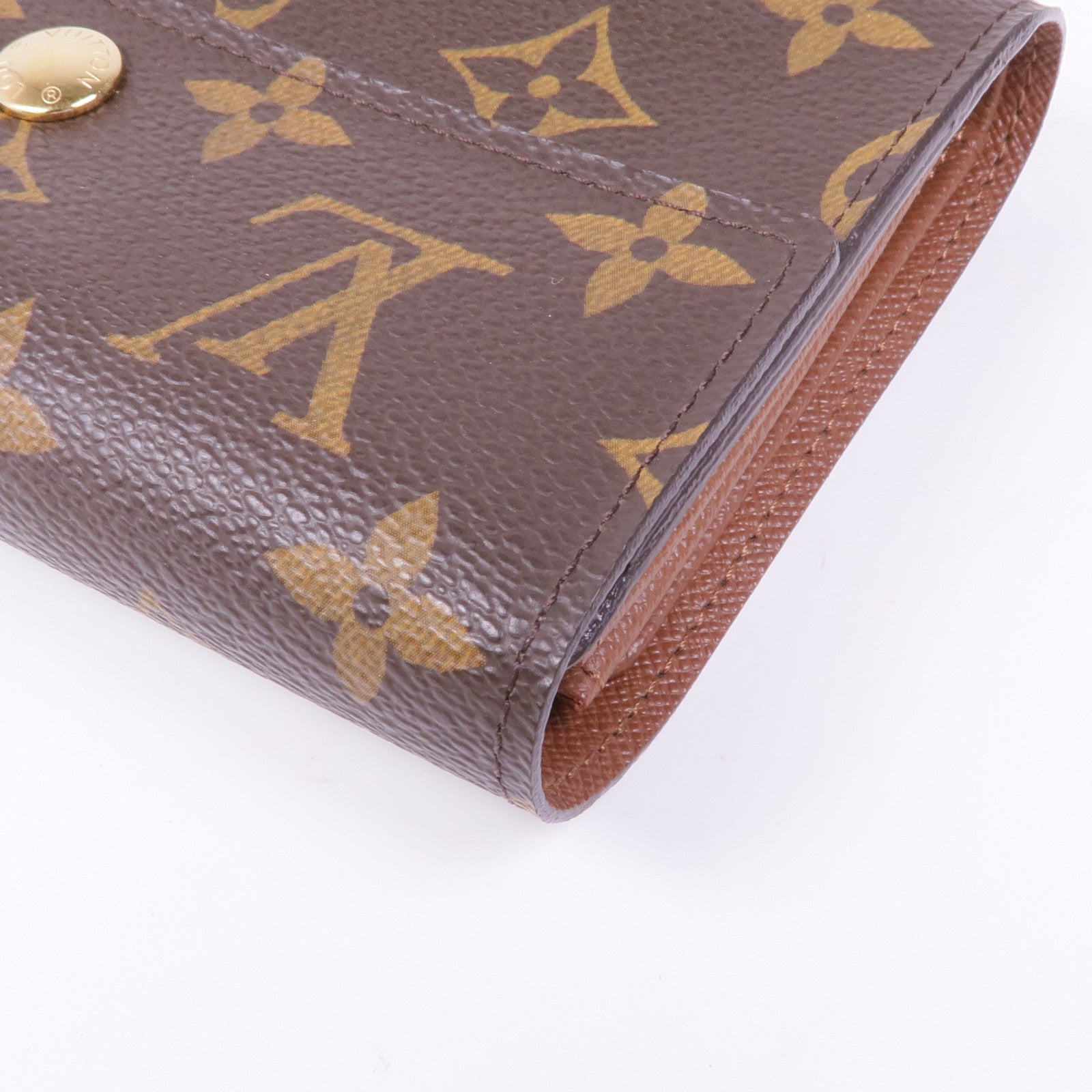 LOUIS VUITTON Monogram Portefeuille Alexandra Wallet金扣錢包