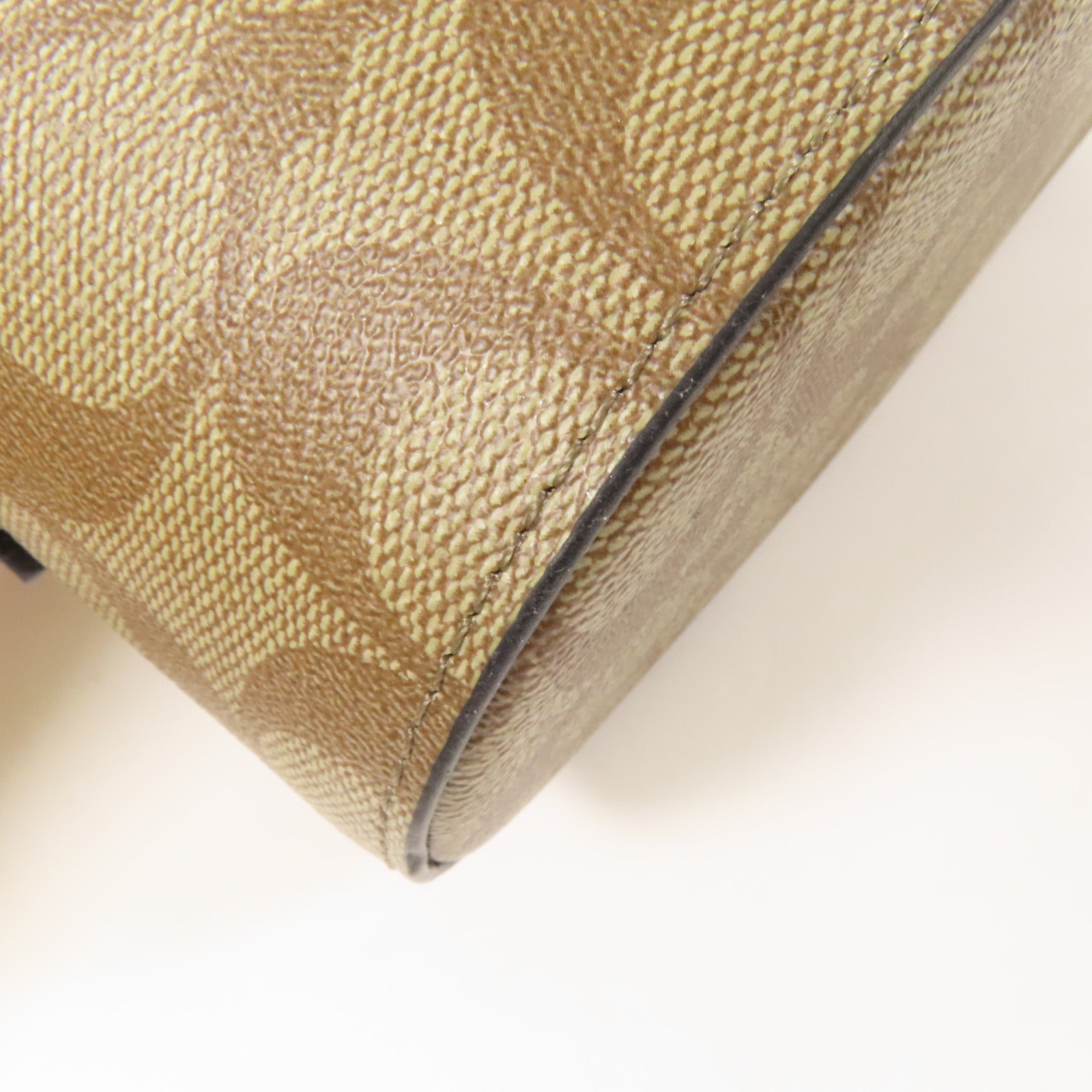 COACH 塗層帆布Shoulder Bag金扣手挽肩背兩用袋