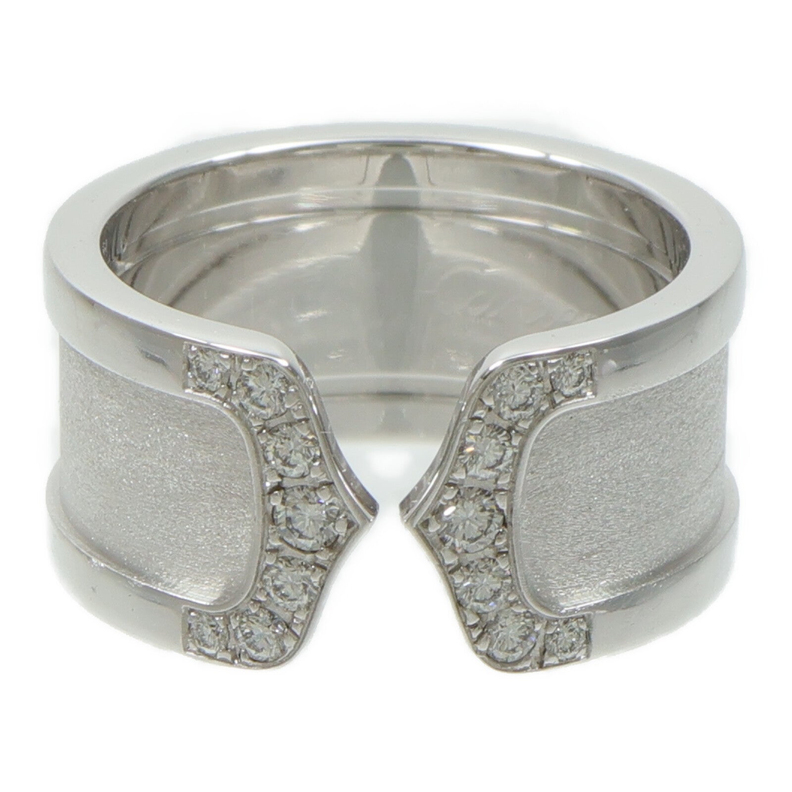 CARTIER 18K白金C2 Diamond Ring鑽石戒指