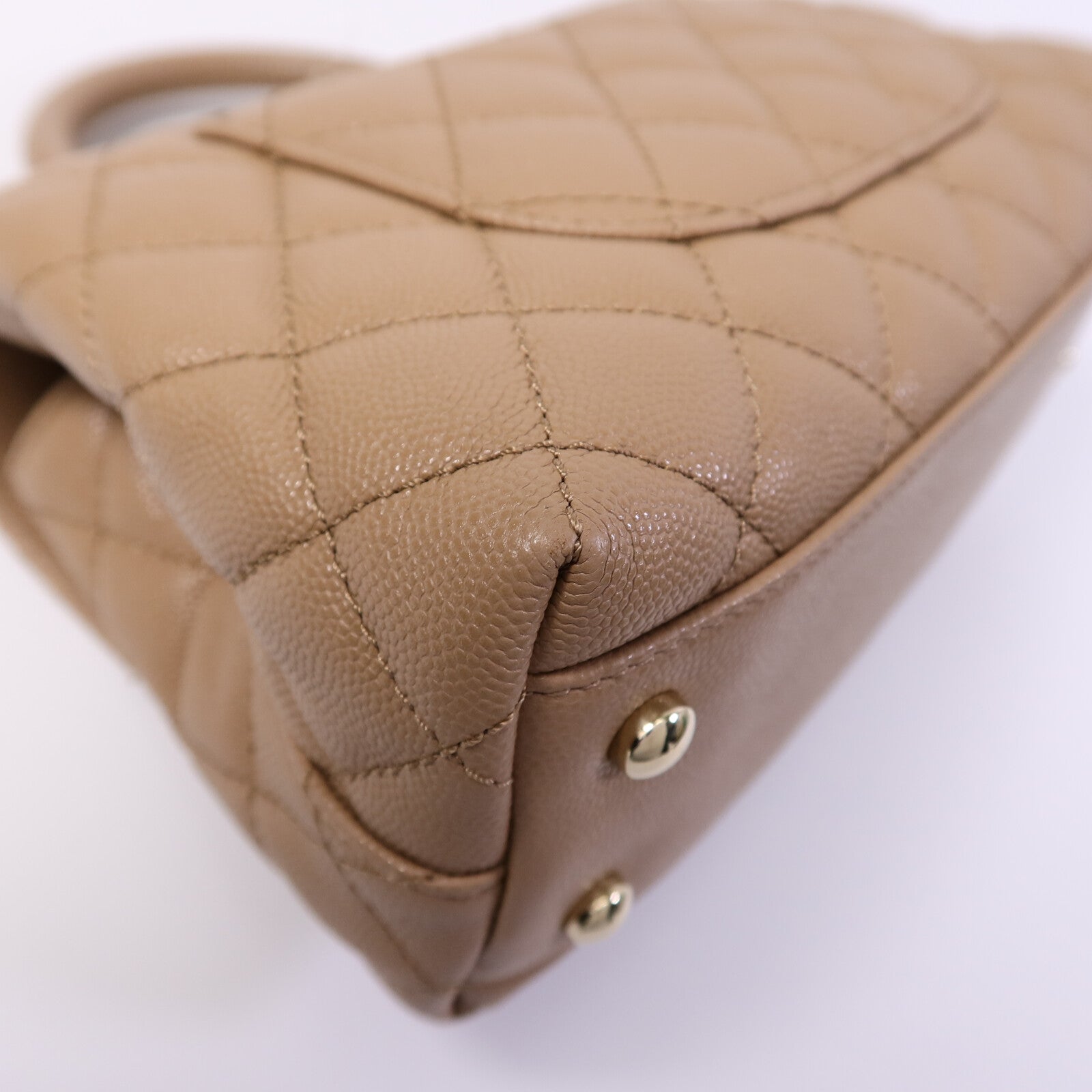 CHANEL 牛皮皮革Coco Handle Small手挽肩背兩用袋