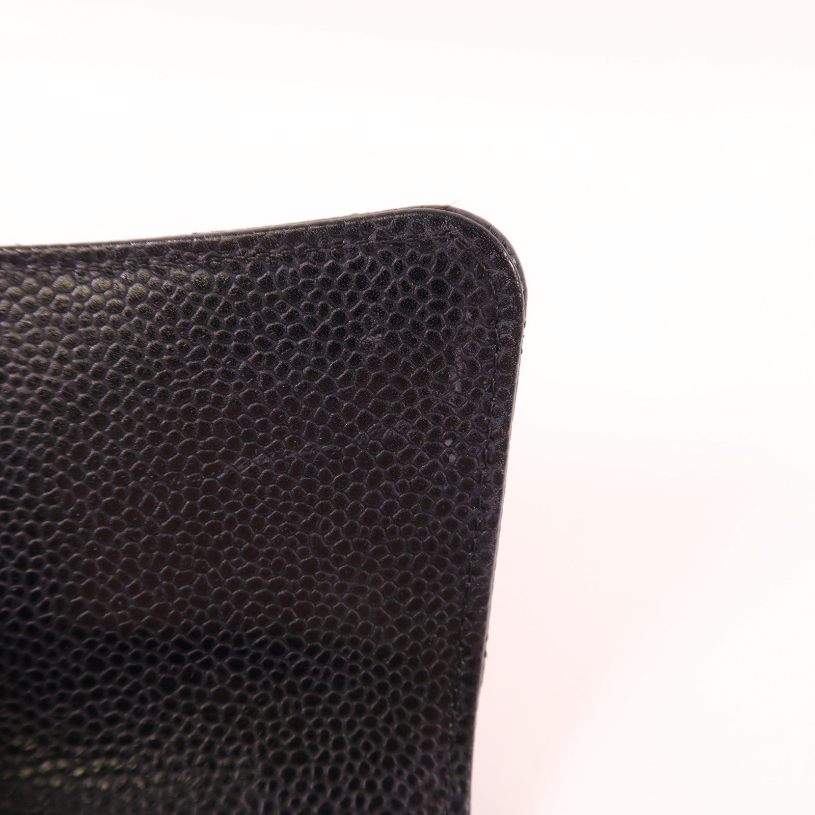 CHANEL 牛皮皮革Long Wallet銀扣長錢包