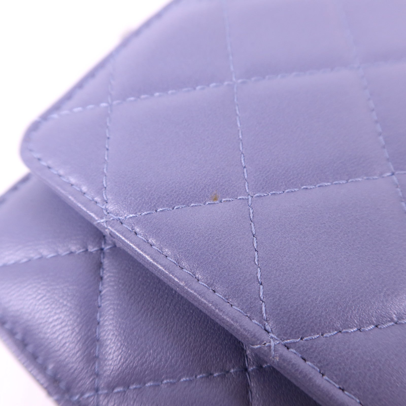 CHANEL 羊皮皮革WOC Wallet On Chain銀扣鏈帶肩背袋
