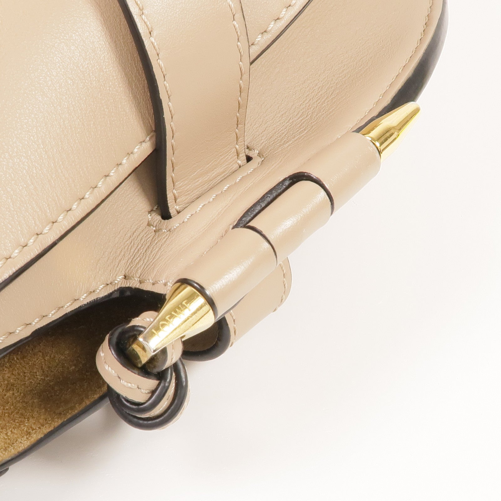 LOEWE 牛皮皮革Gate Small金扣肩背袋