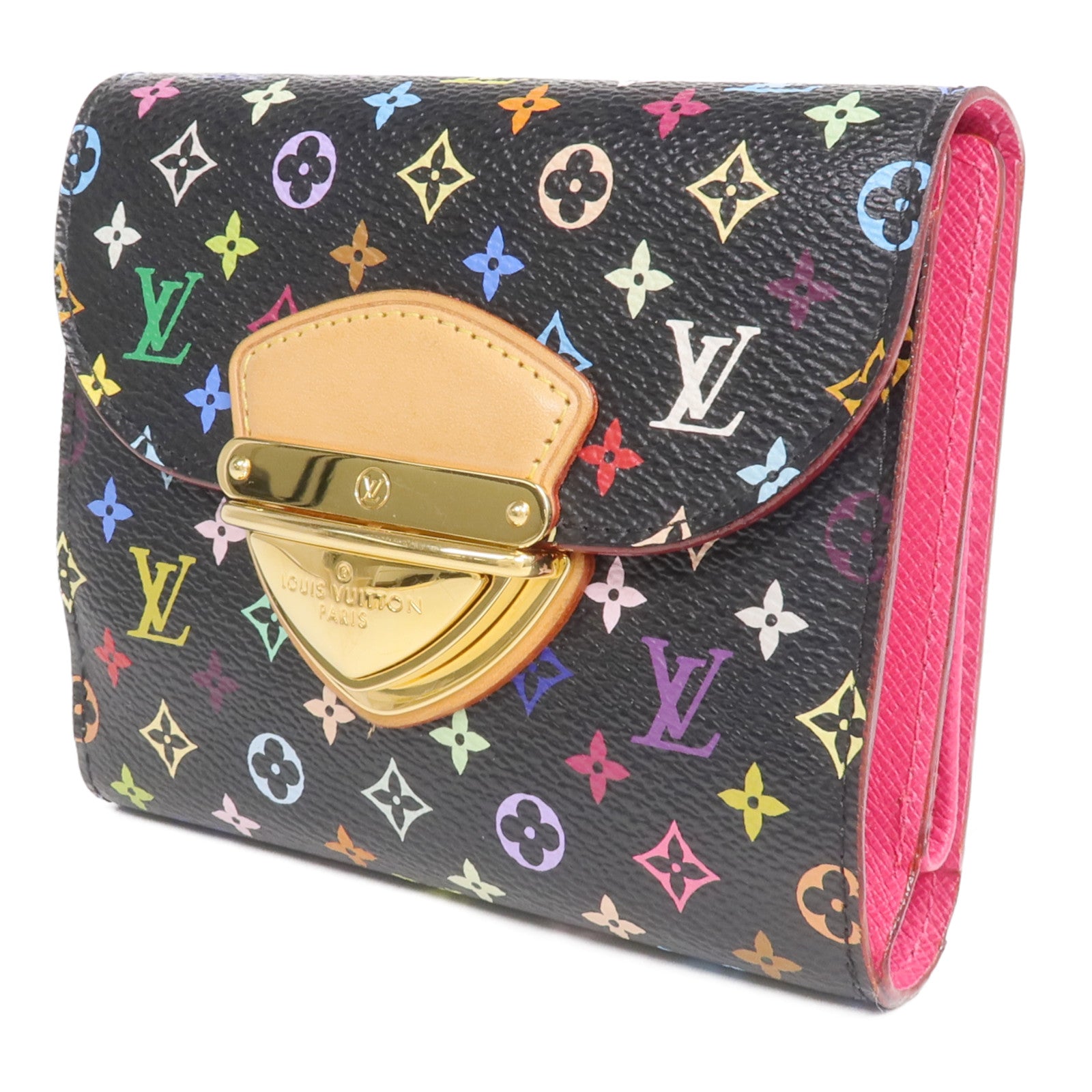 LOUIS VUITTON Monogram Multicolore Portefeui Joy Wallet金扣錢包