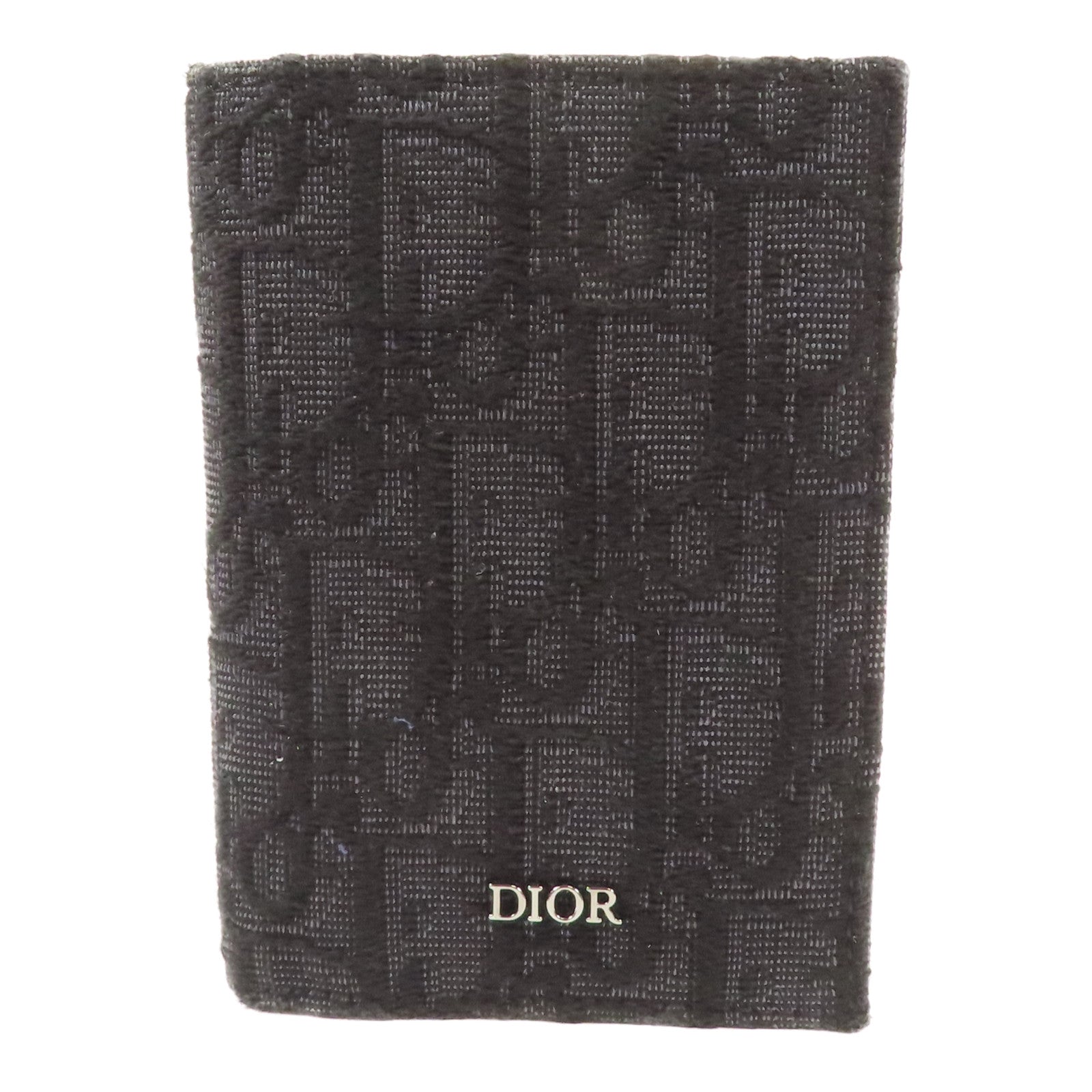 Dior 帆布Card Case銀扣卡片套