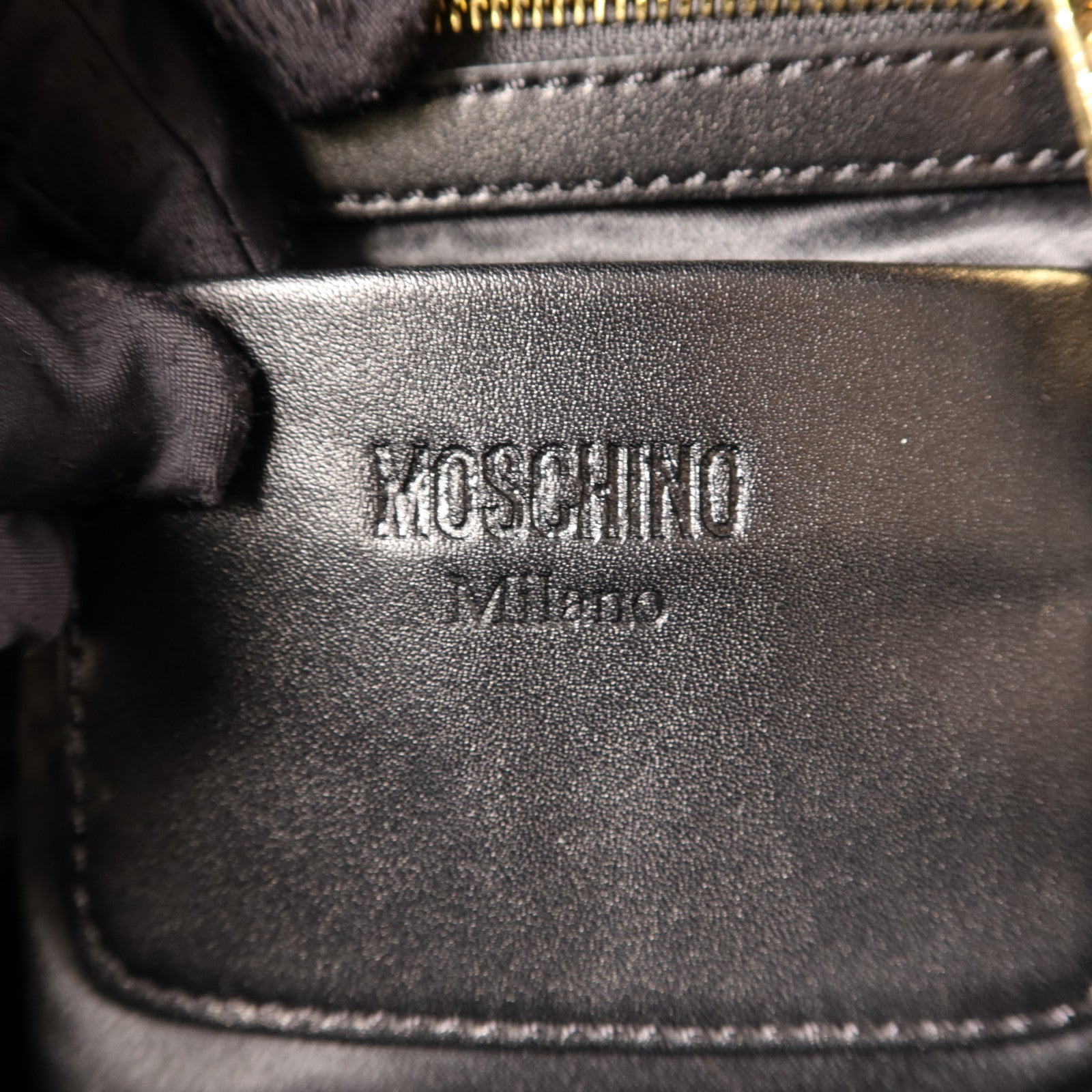 MOSCHINO 尼龍Backpack金扣背包