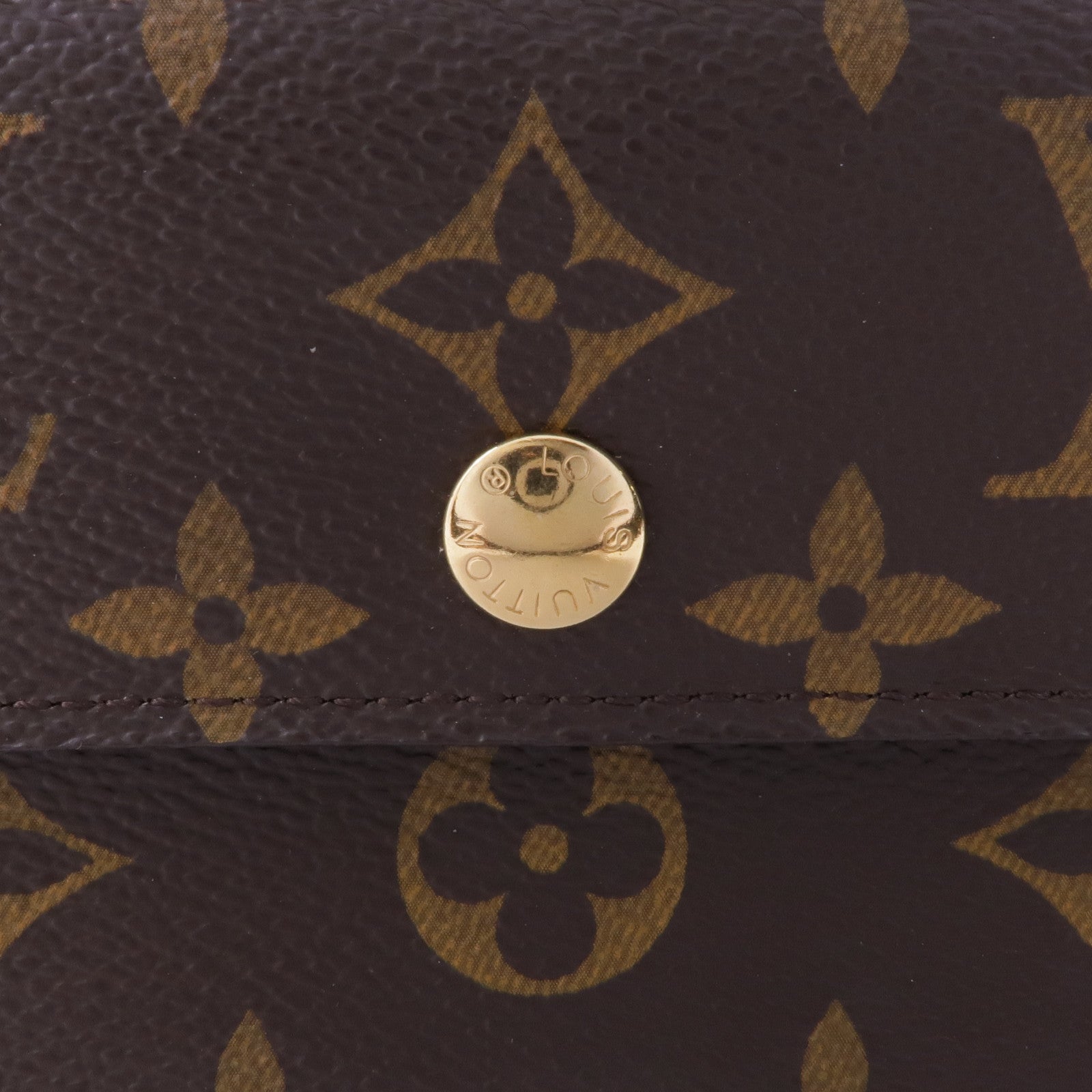 LOUIS VUITTON Monogram Portefeuille Alexandra Wallet金扣錢包