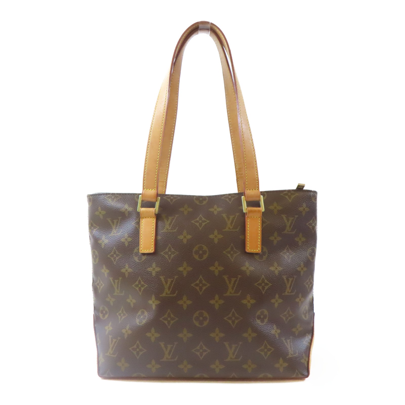 LOUIS VUITTON 【激減優惠】Monogram Cabas Piano金扣肩背袋啡色