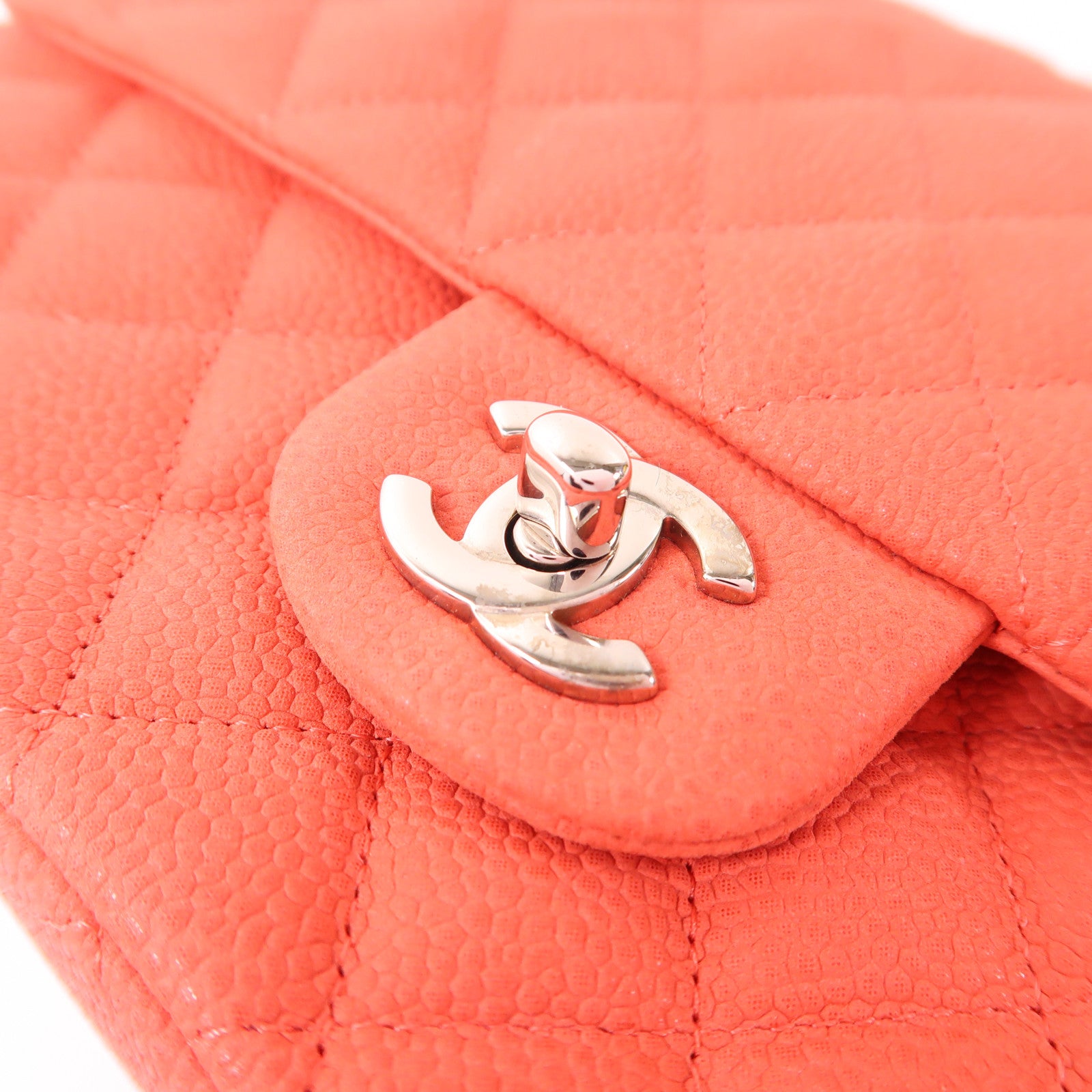 CHANEL 牛皮皮革Classic 25銀扣鏈帶肩背袋