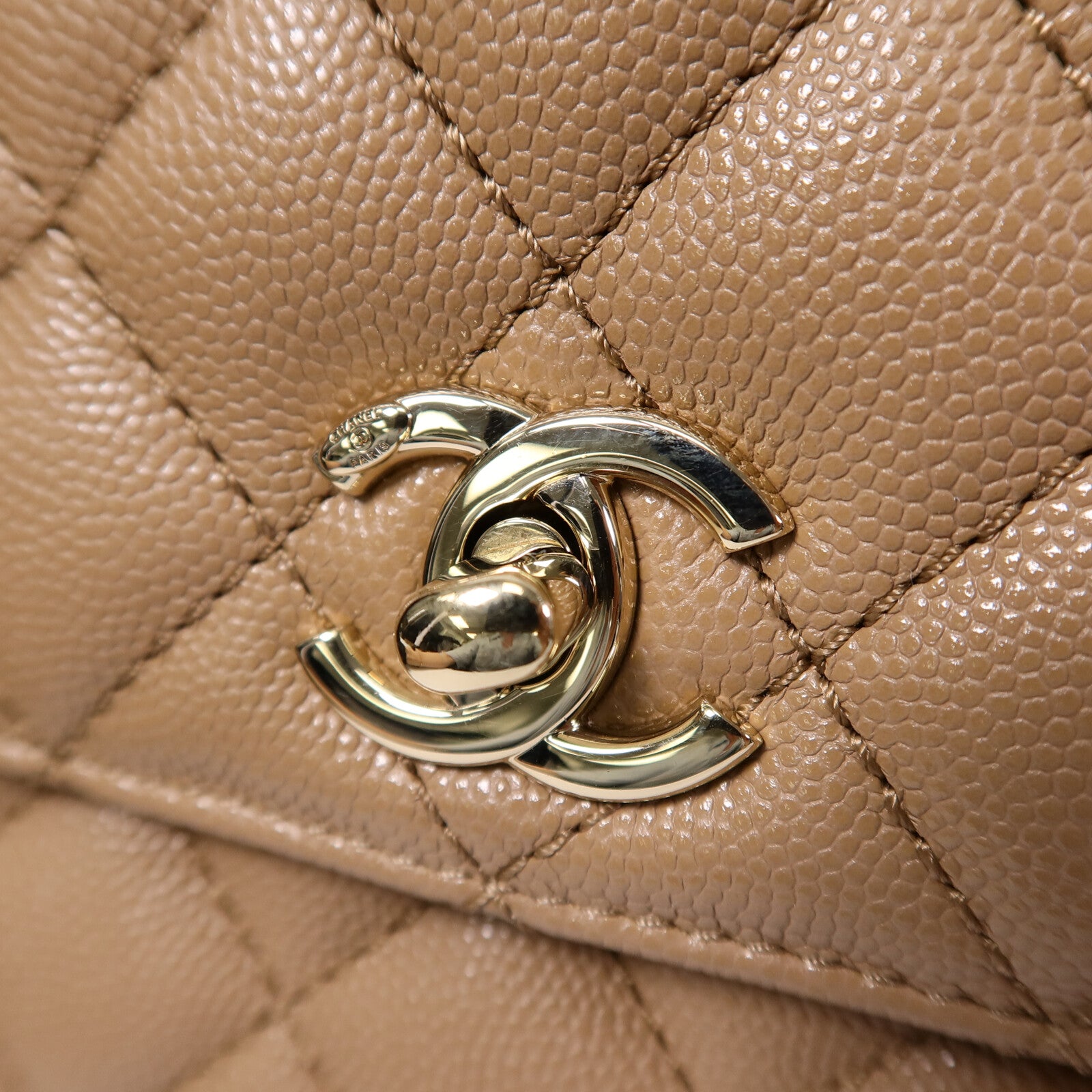 CHANEL 牛皮皮革Coco Handle Small手挽肩背兩用袋