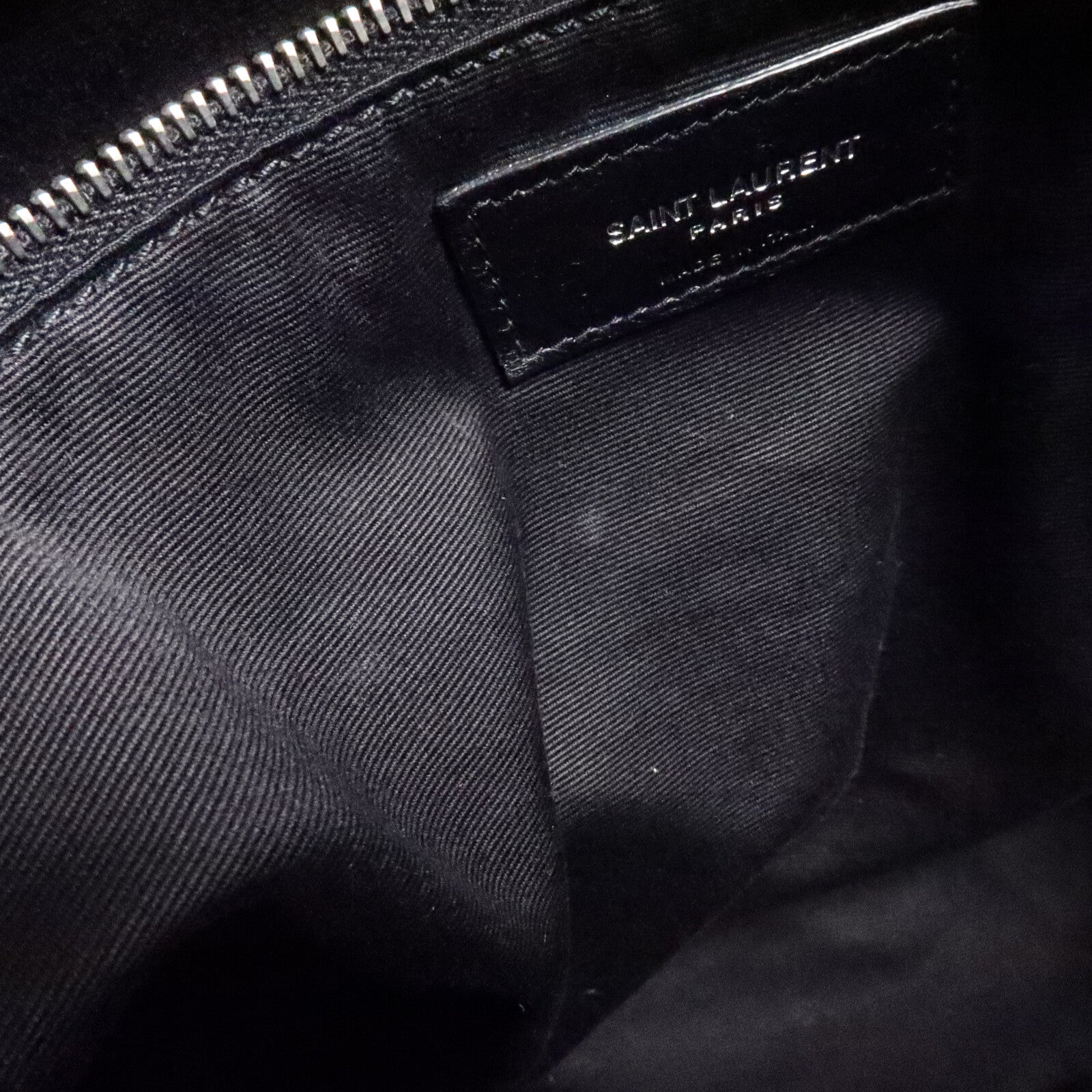 SAINT LAURENT 羊皮皮革Puffer Medium鏈帶肩背袋