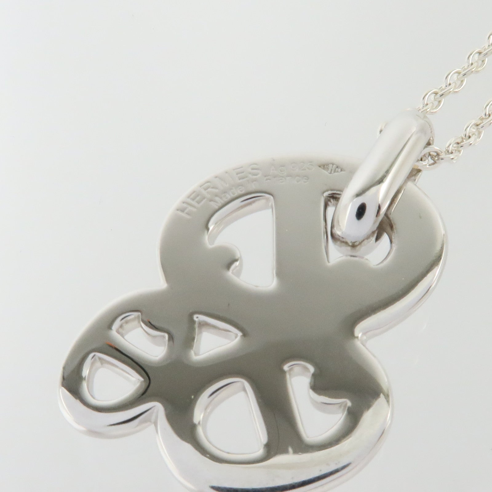 HERMES 925純銀Chaine D'Ancre Enchainee Necklace項鏈
