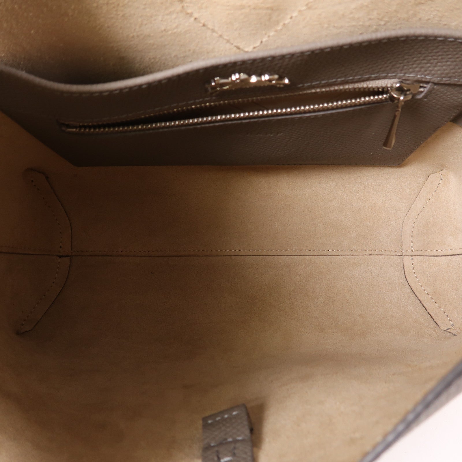 Longchamp 牛皮皮革Shoulder Bag銀扣肩背袋