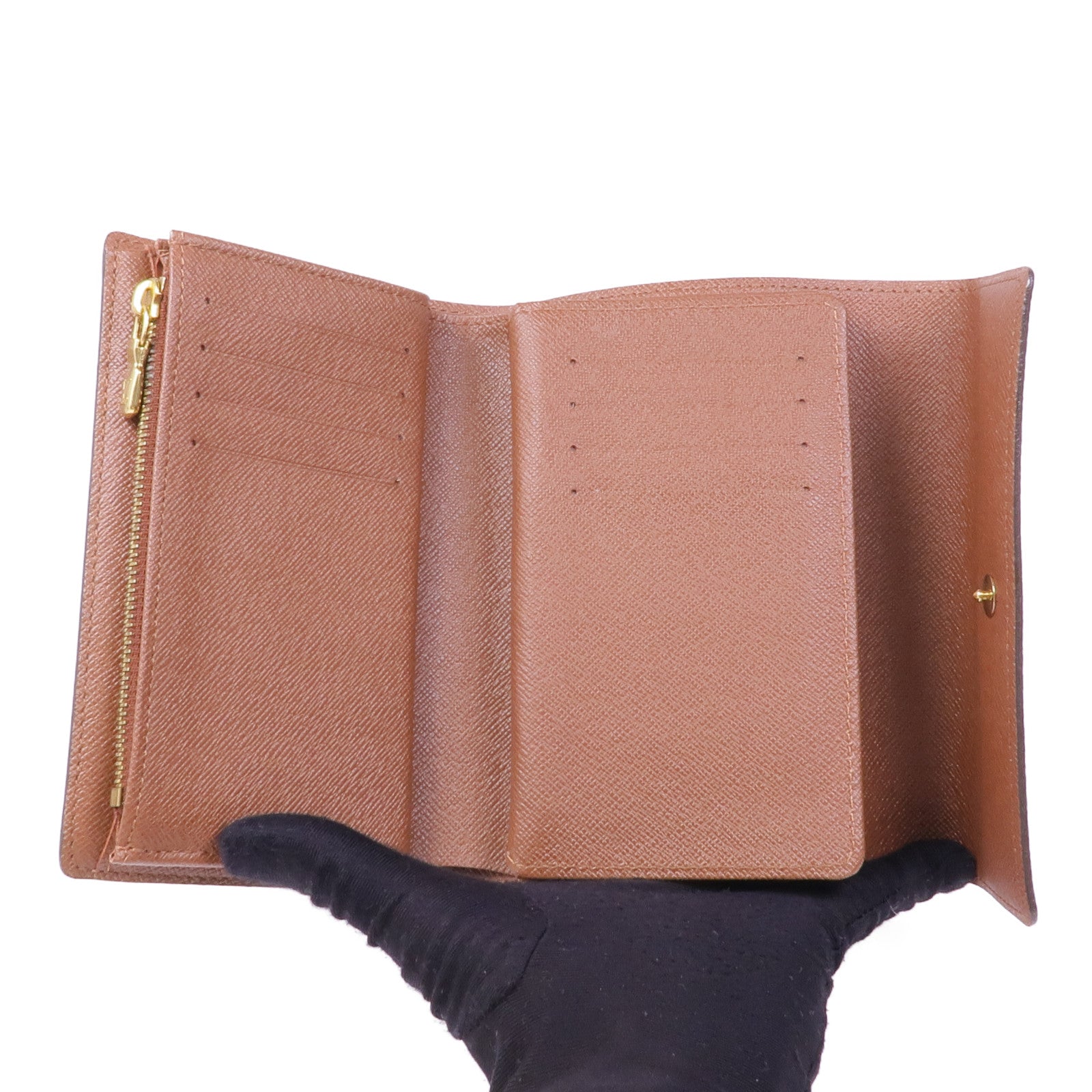 LOUIS VUITTON Monogram Portefeuille Alexandra Wallet金扣錢包