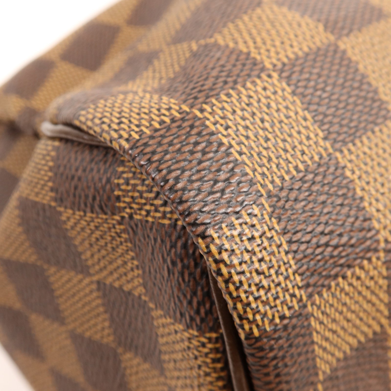 LOUIS VUITTON Damier Speedy 30金扣手挽袋