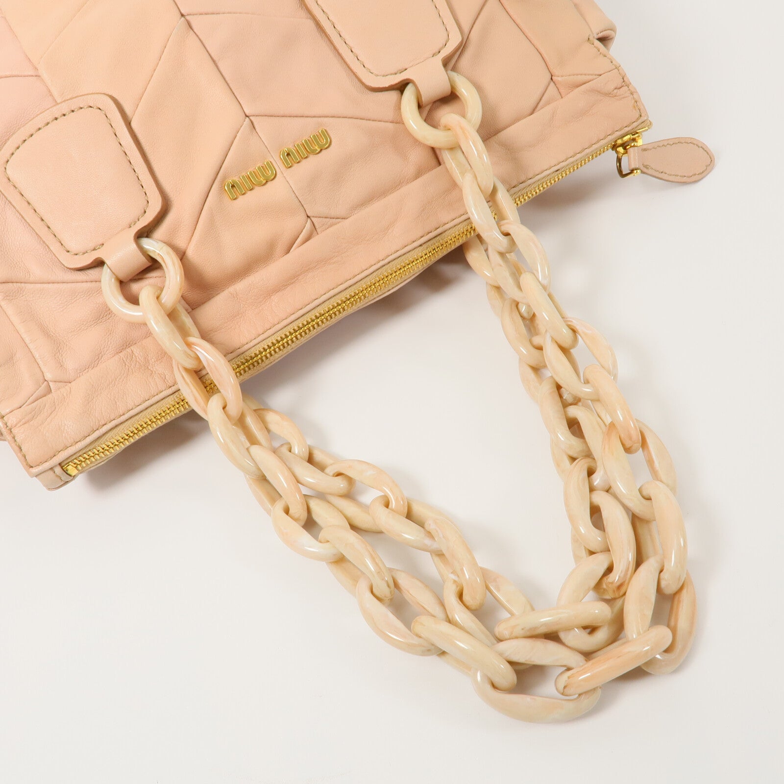 Miu Miu 羊皮皮革Shoulder Bag肩背袋