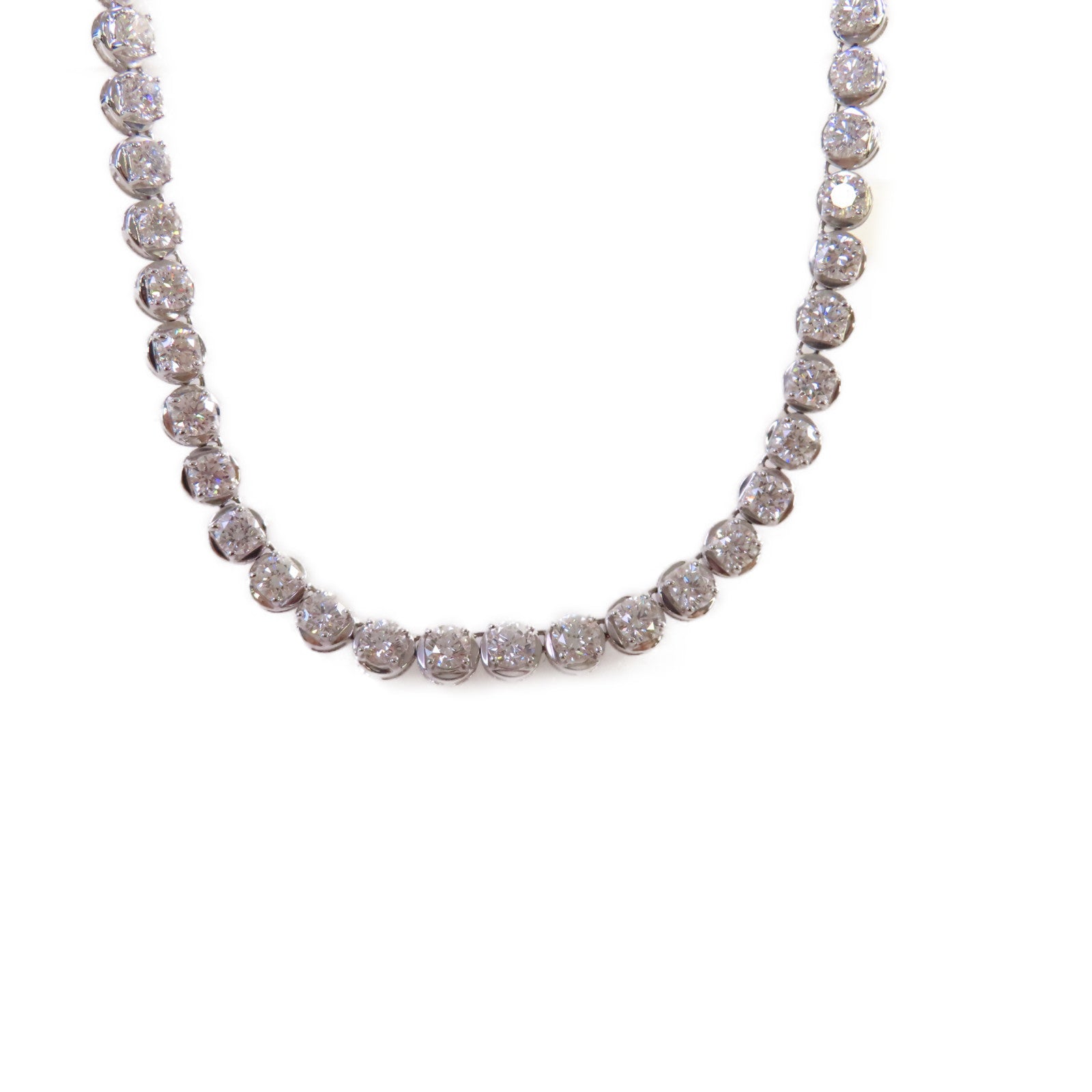 JEWELRY 18K白金/7.415ct鑽石Diamond Necklace項鏈