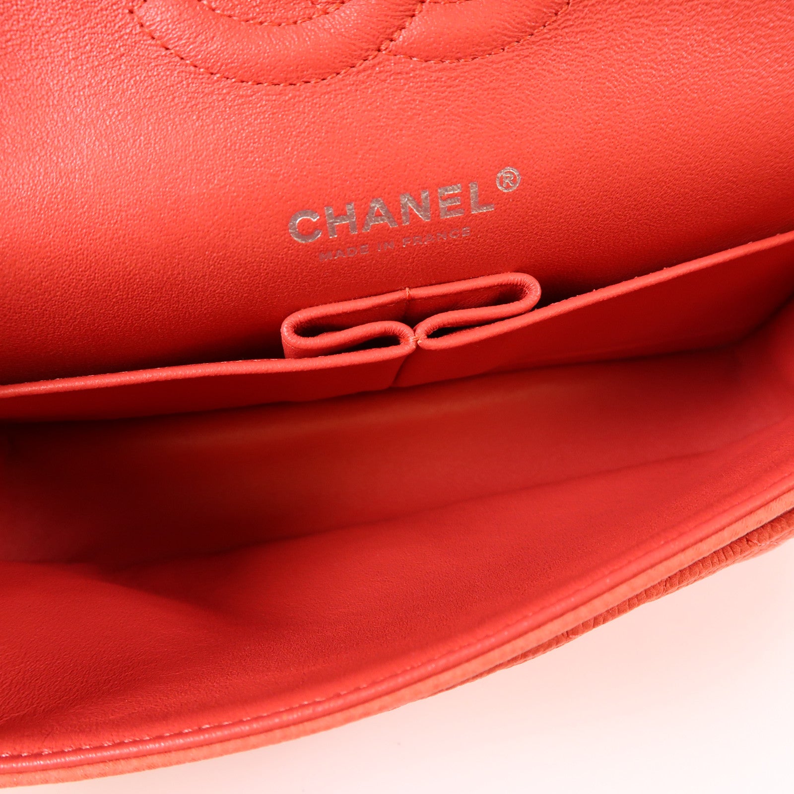 CHANEL 【激減優惠】牛皮皮革Classic 25銀扣鏈帶肩背袋