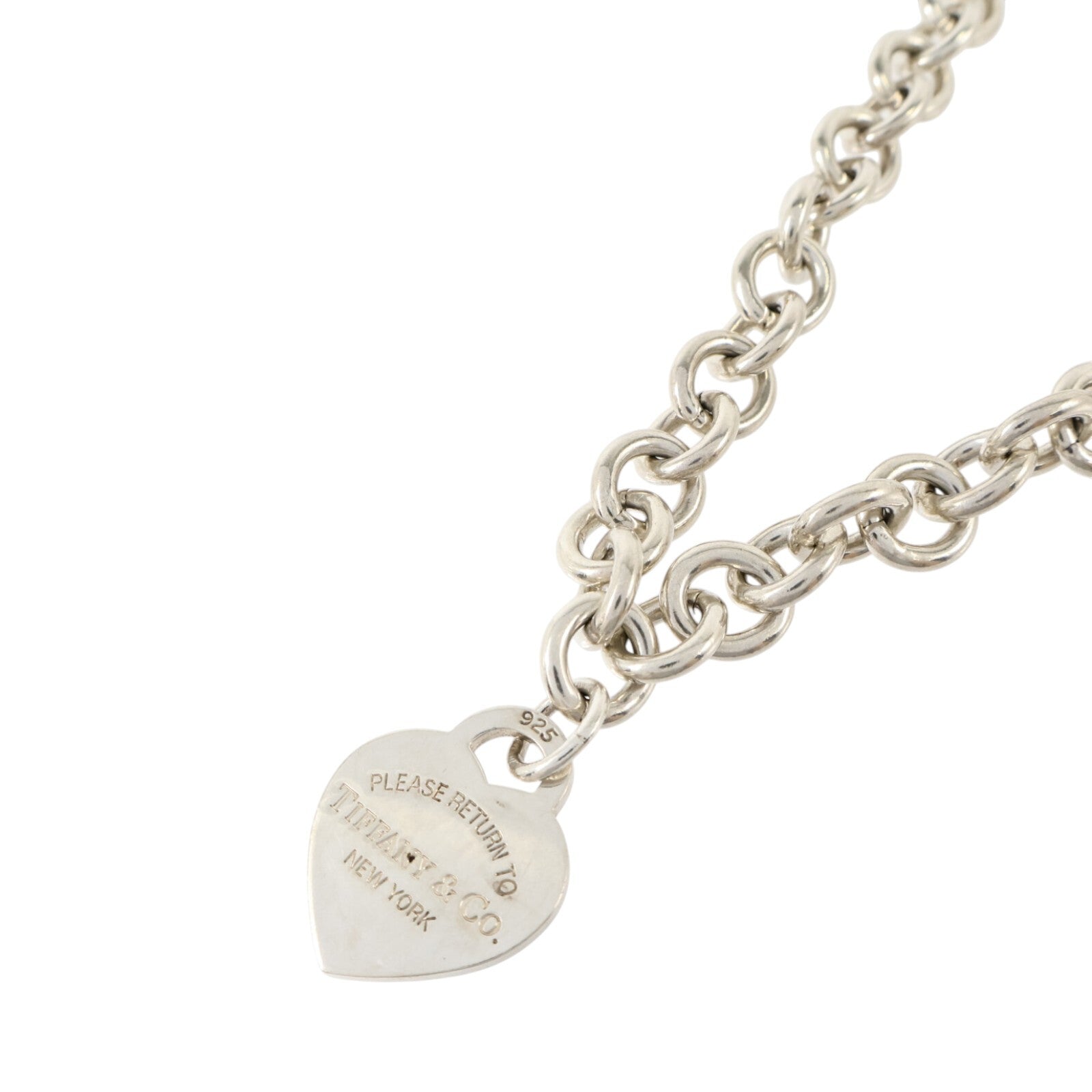 TIFFANY＆CO 925純銀Return To Tiffany Heart Tag Necklace項鏈