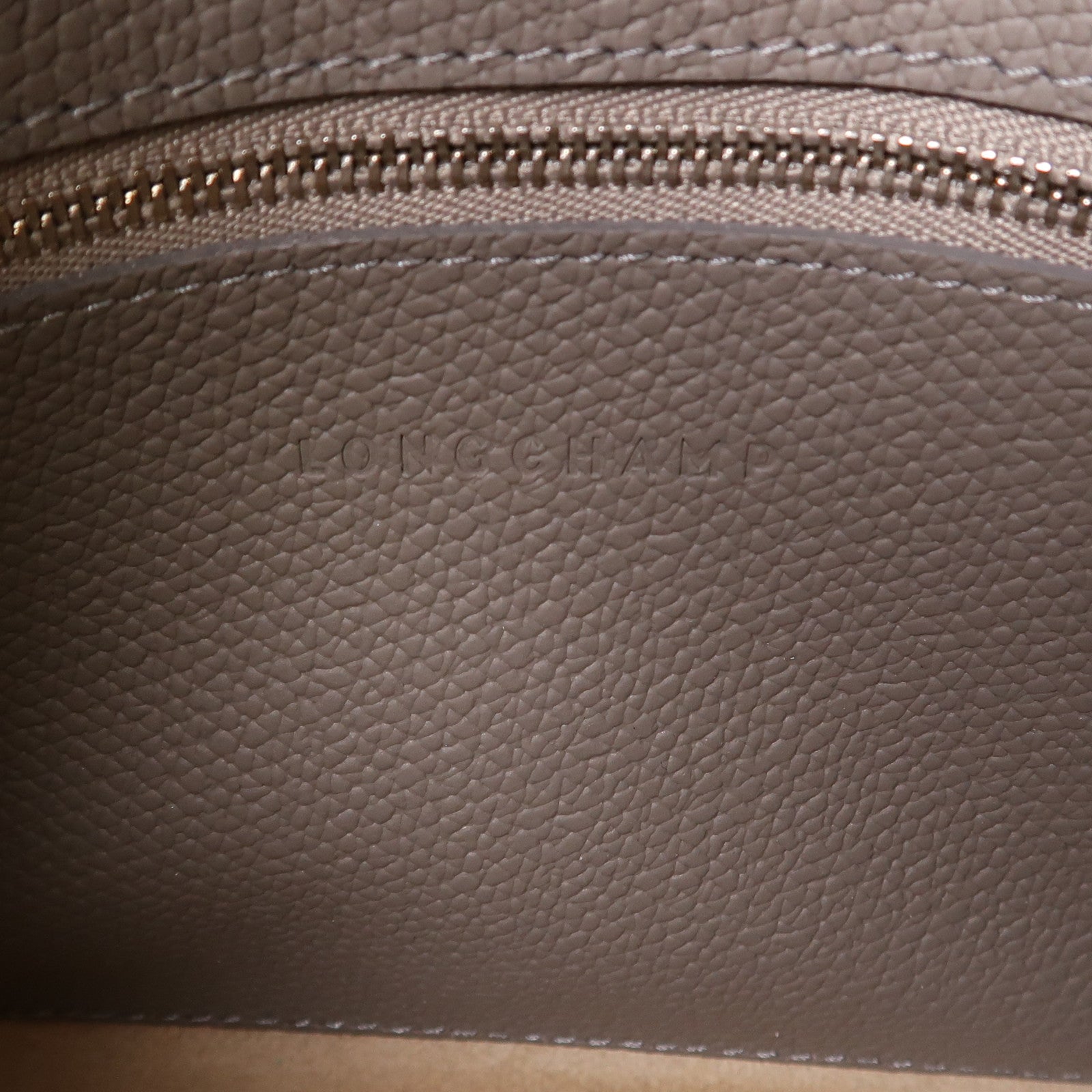 Longchamp 牛皮皮革Shoulder Bag銀扣肩背袋