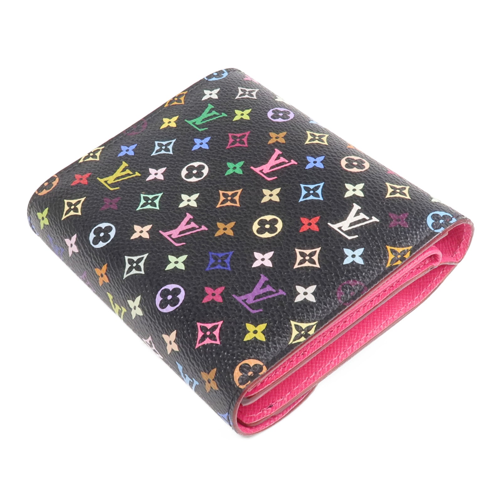 LOUIS VUITTON Monogram Multicolore Portefeui Joy Wallet金扣錢包