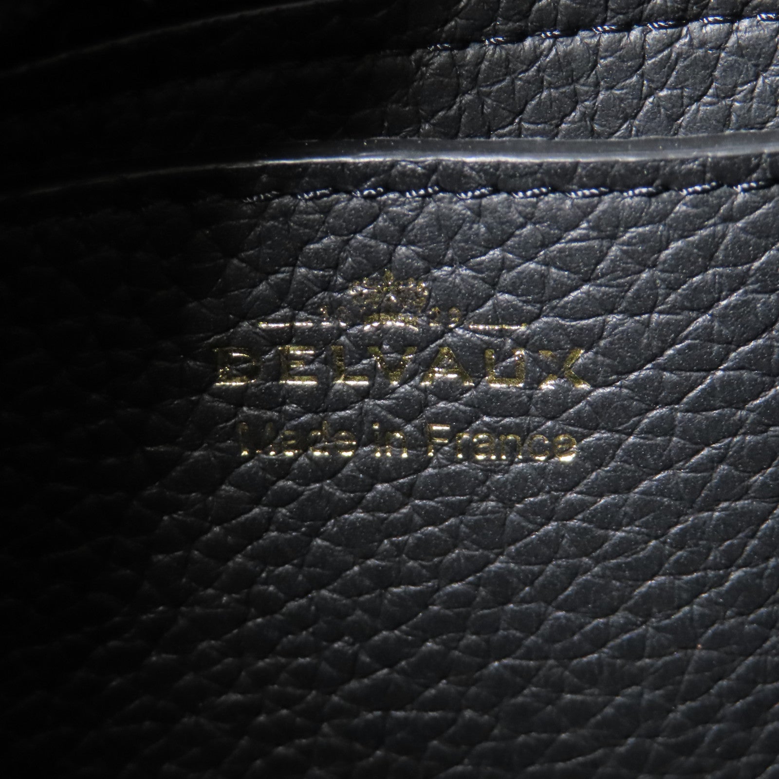Delvaux 牛皮皮革Taurillon Soft Delvaux Pin Swing金扣手挽肩背兩用袋黑色