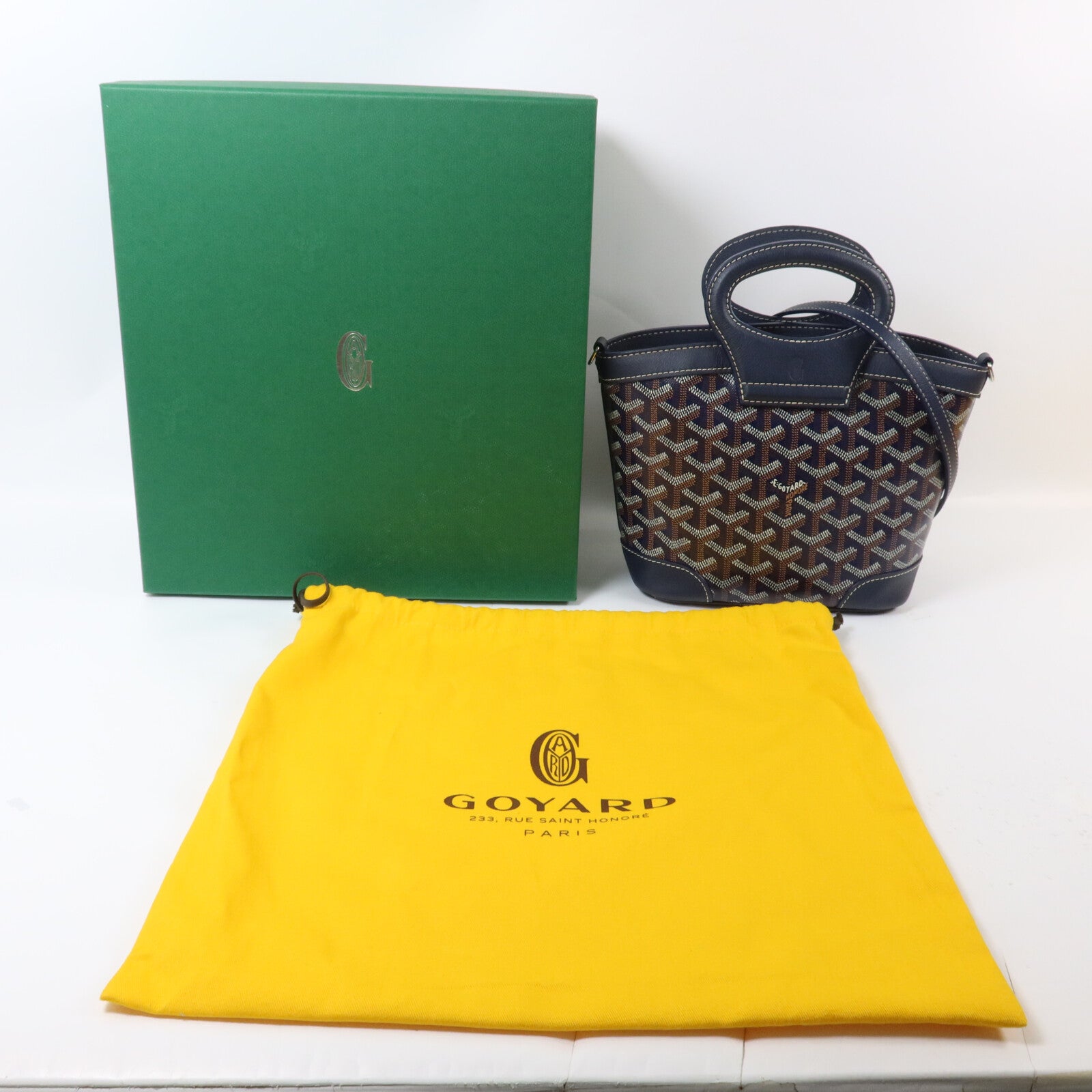 GOYARD 塗層帆布Beluga Mini手挽肩背兩用袋