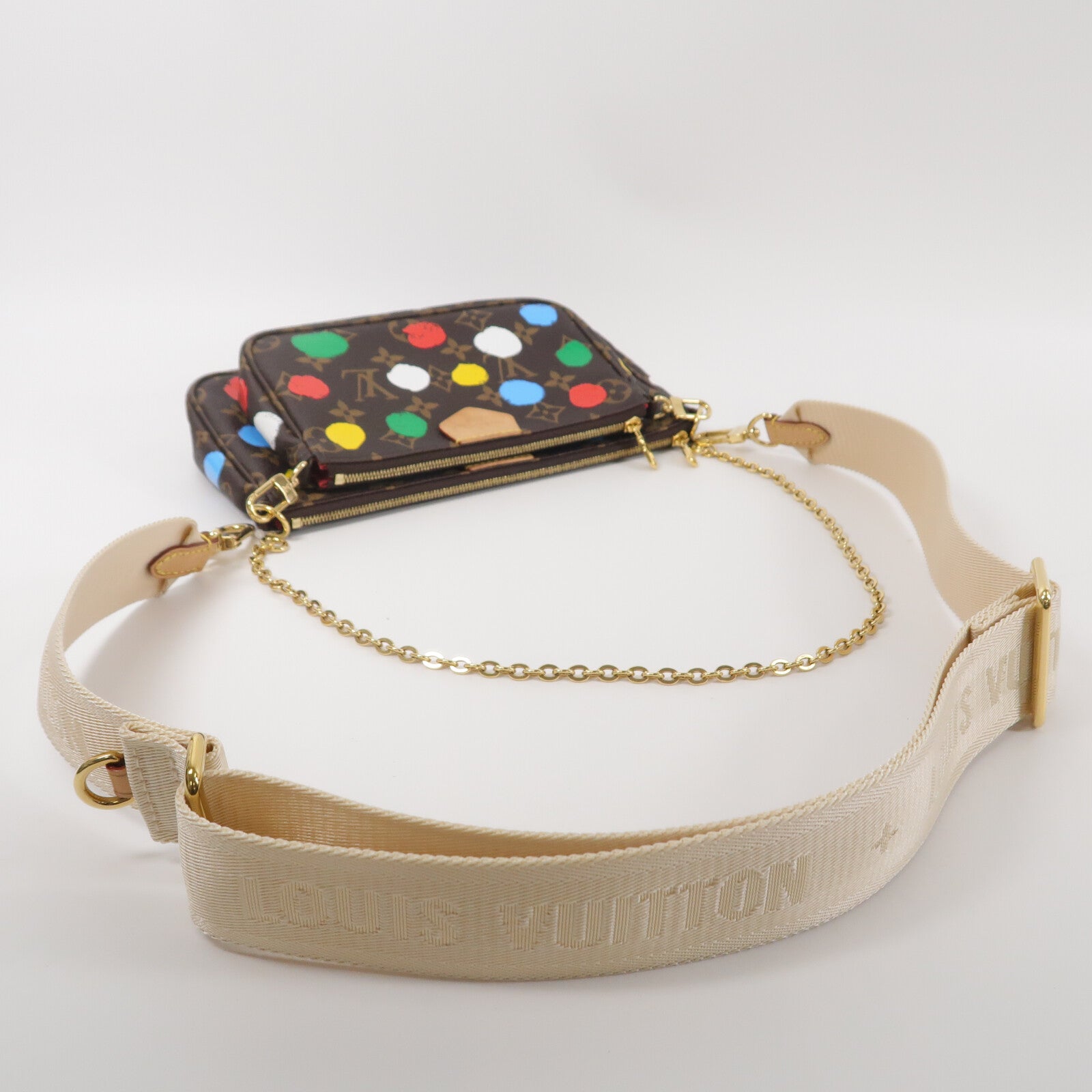 LOUIS VUITTON Monogram Lv X YK Multi Pochette手挽肩背兩用袋