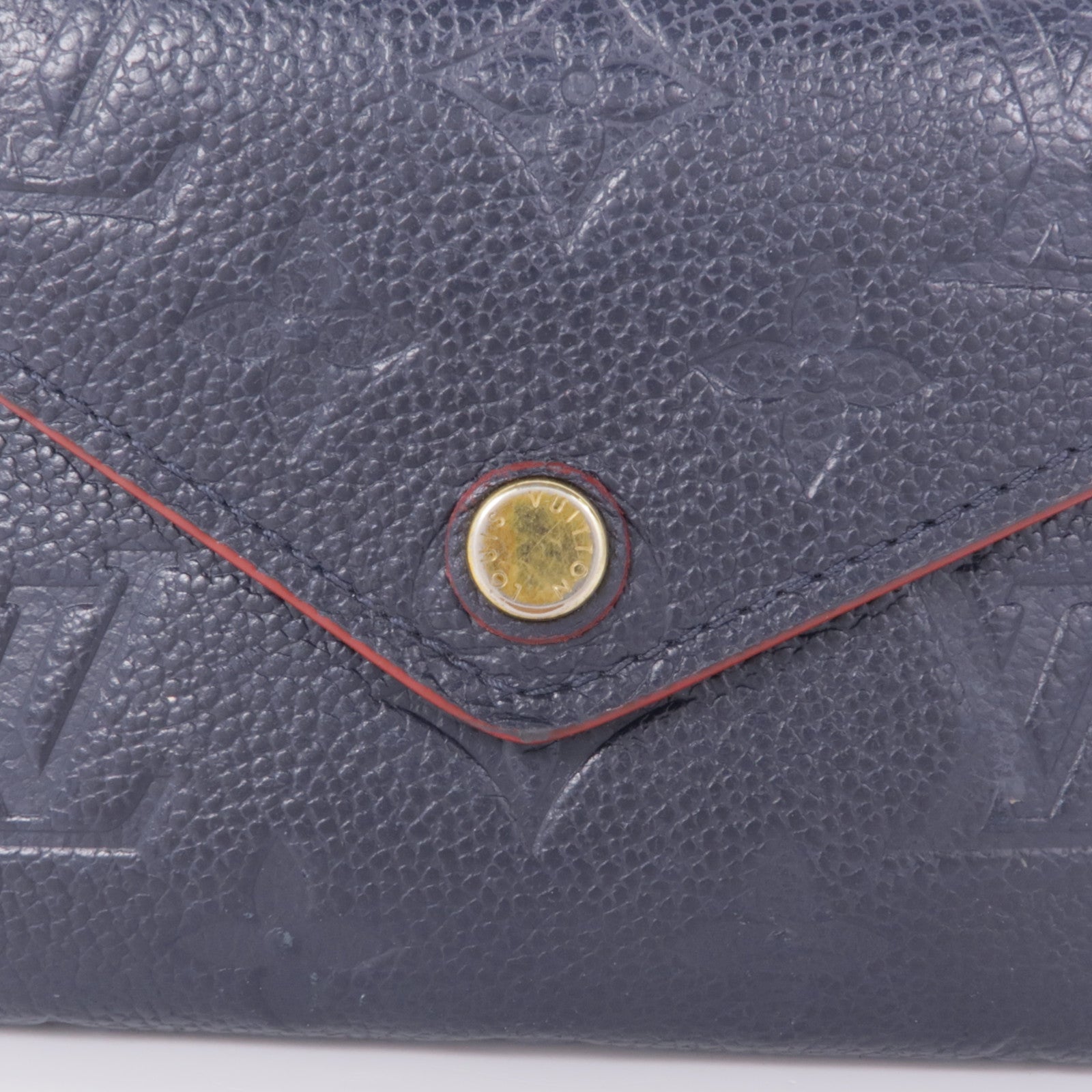 LOUIS VUITTON Monogram Empreinte Wallet金扣錢包
