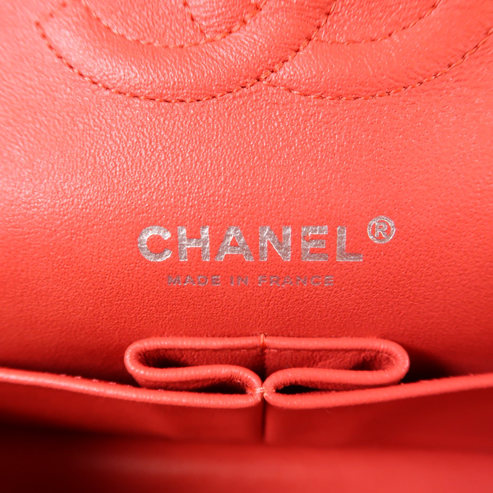 CHANEL 牛皮皮革Classic 25銀扣鏈帶肩背袋