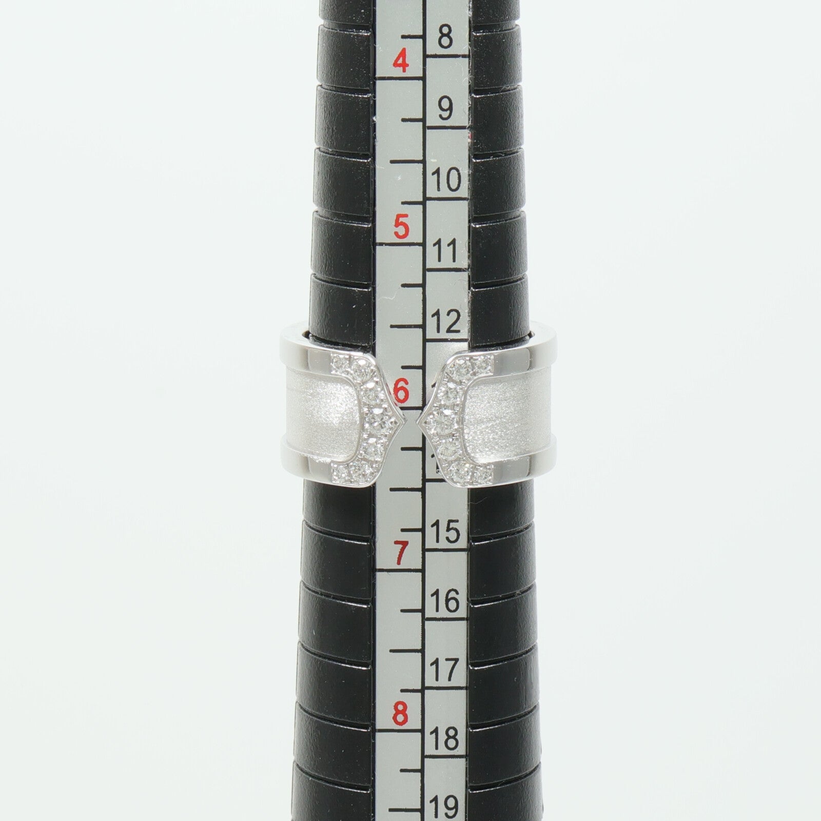 CARTIER 18K白金C2 Diamond Ring鑽石戒指