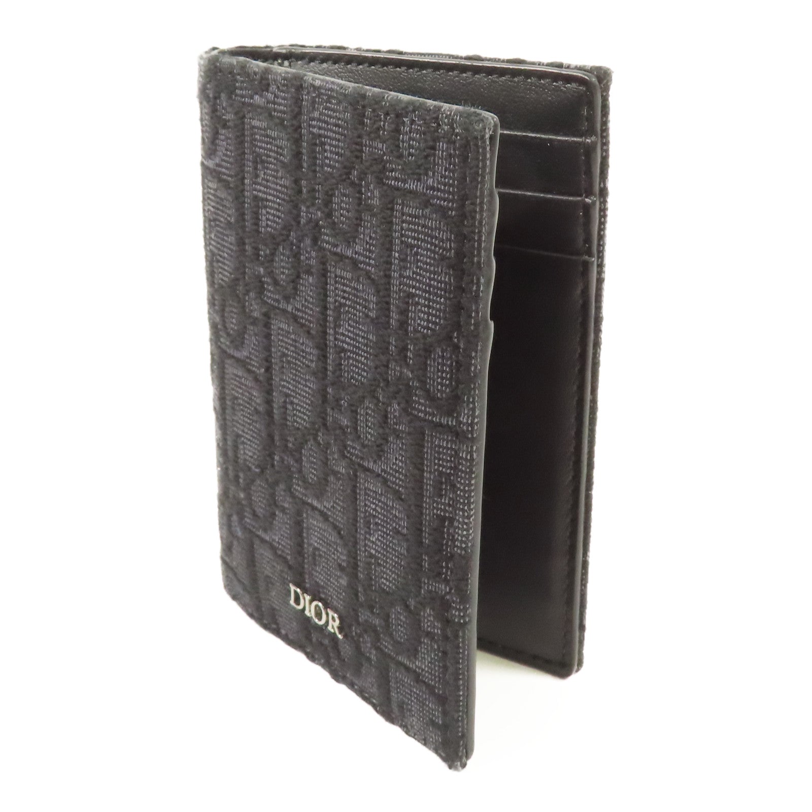 Dior 帆布Card Case銀扣卡片套