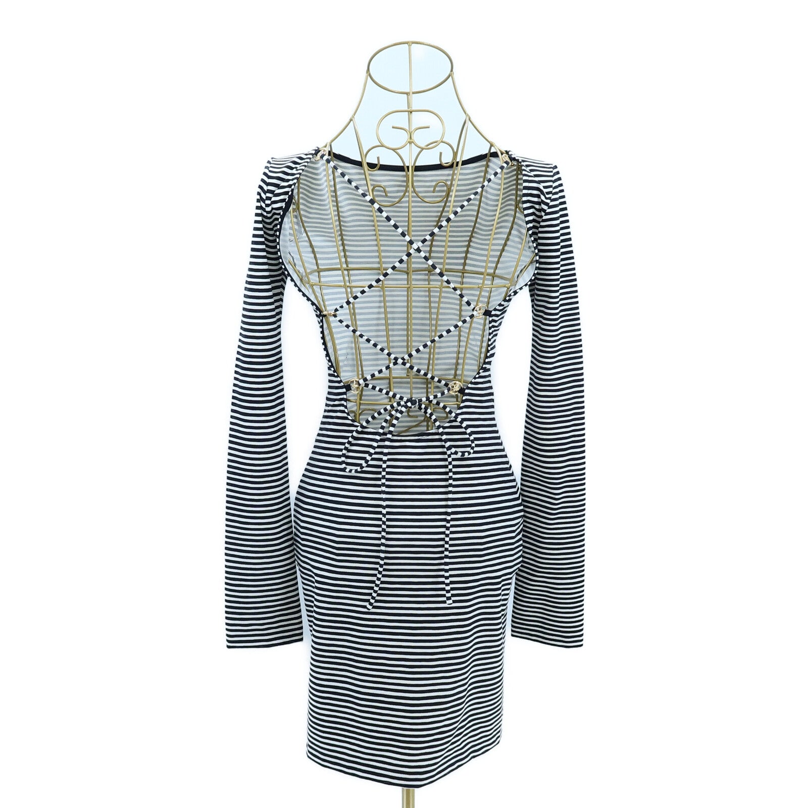 LOUIS VUITTON Cotton/Elastane Open-Back One-Piece連身裙