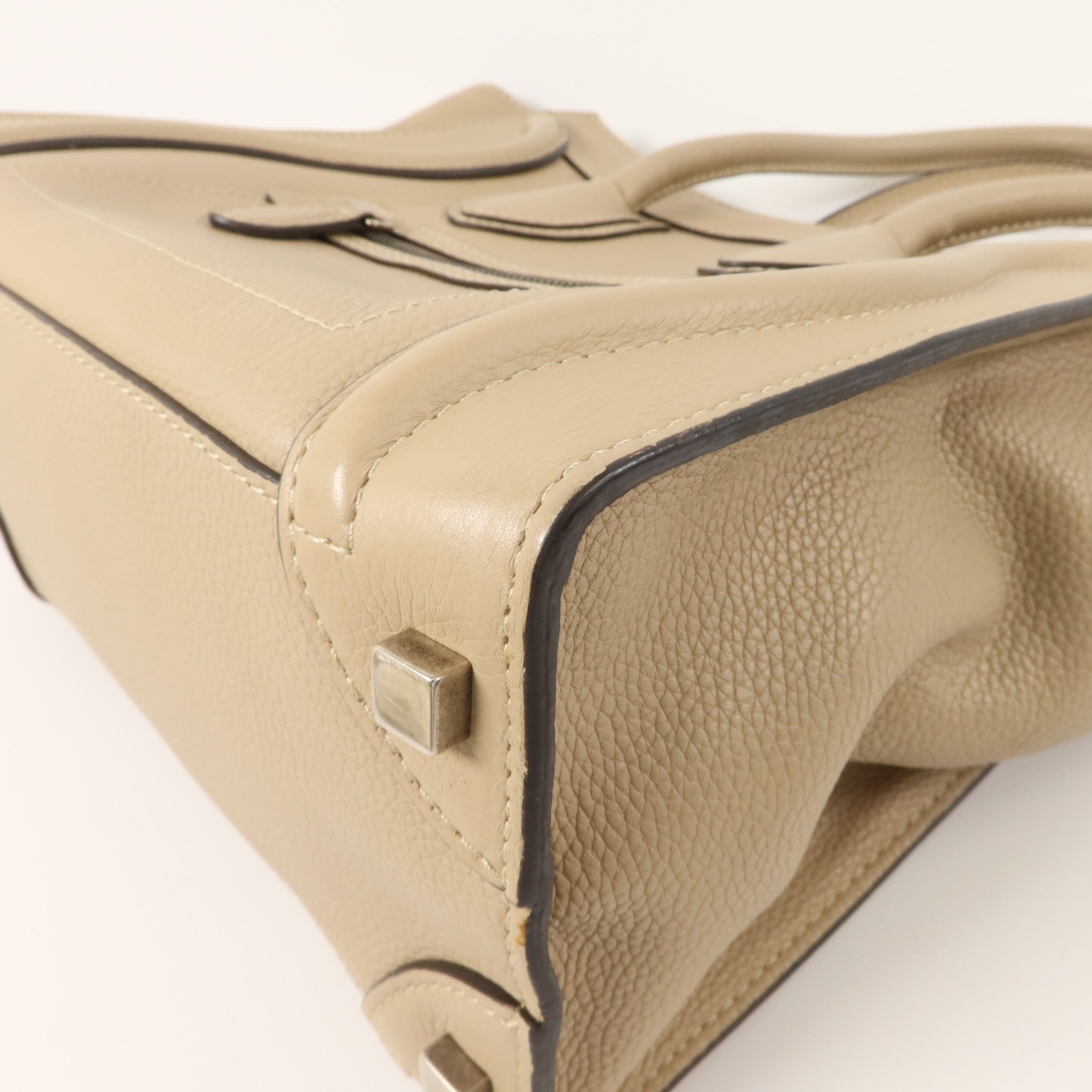 CELINE 牛皮皮革Micro Luggage肩背袋