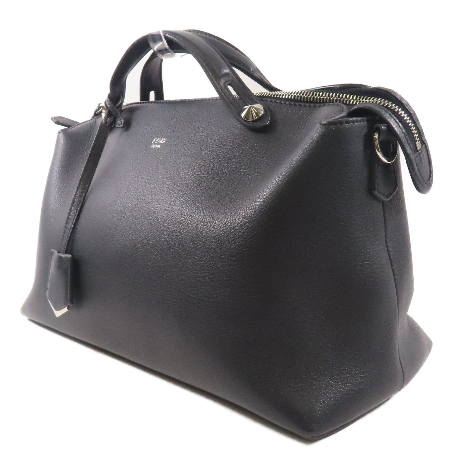 FENDI 牛皮皮革By The Way銀扣手挽肩背兩用袋