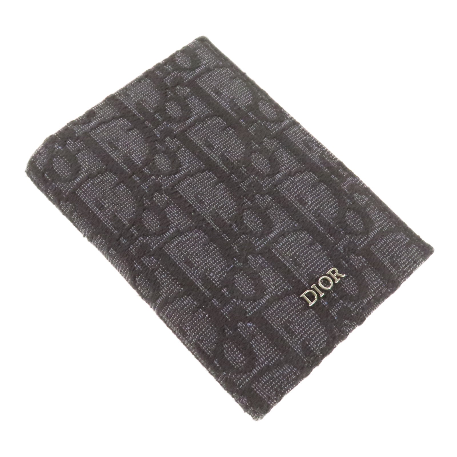 Dior 帆布Card Case銀扣卡片套
