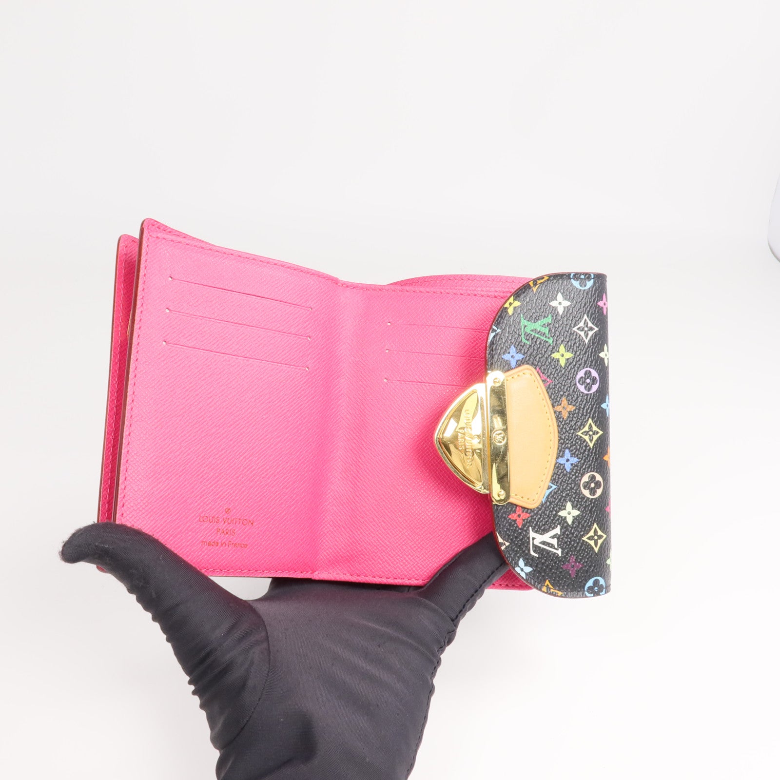LOUIS VUITTON Monogram Multicolore Portefeui Joy Wallet金扣錢包