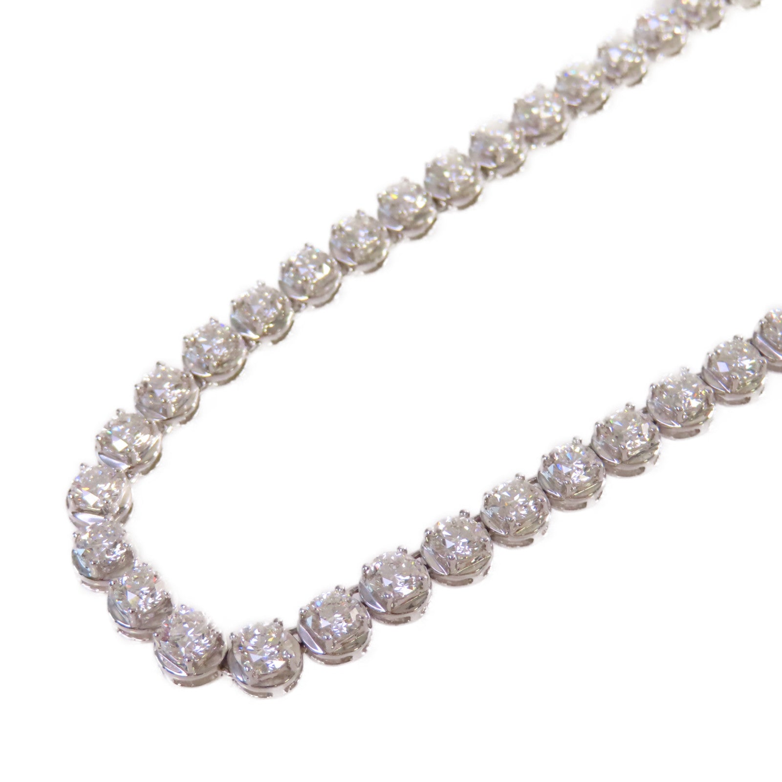 JEWELRY 18K白金/7.415ct鑽石Diamond Necklace項鏈