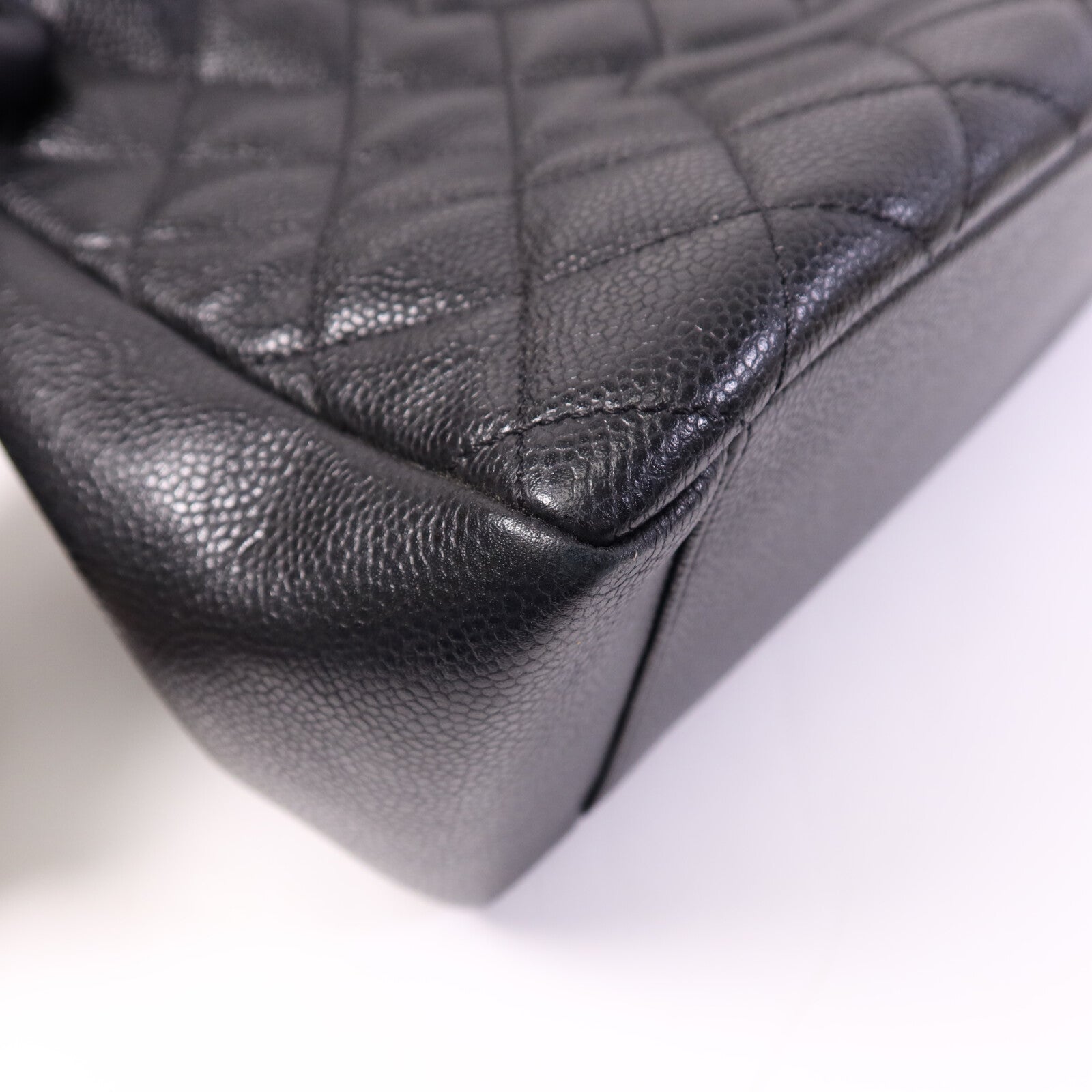 CHANEL 牛皮皮革GST Grand Shopping Tote Bag金扣鏈帶手挽袋