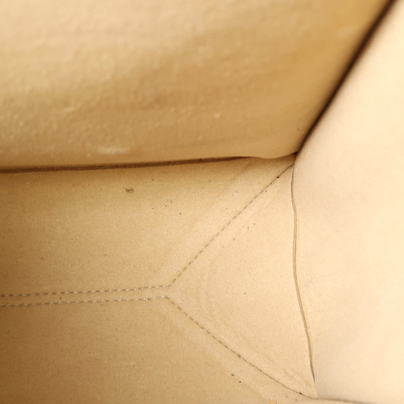 GIVENCHY 牛皮皮革2 Way Bag銀扣手挽肩背兩用袋米色