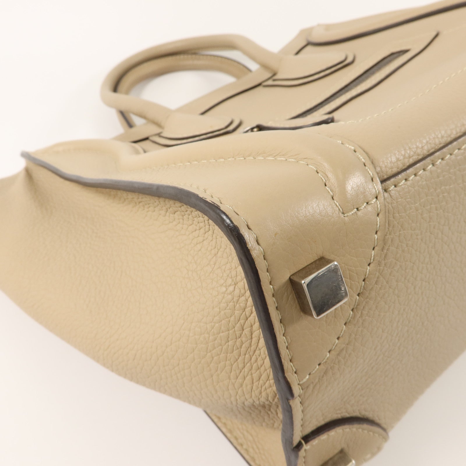 CELINE 牛皮皮革Micro Luggage肩背袋