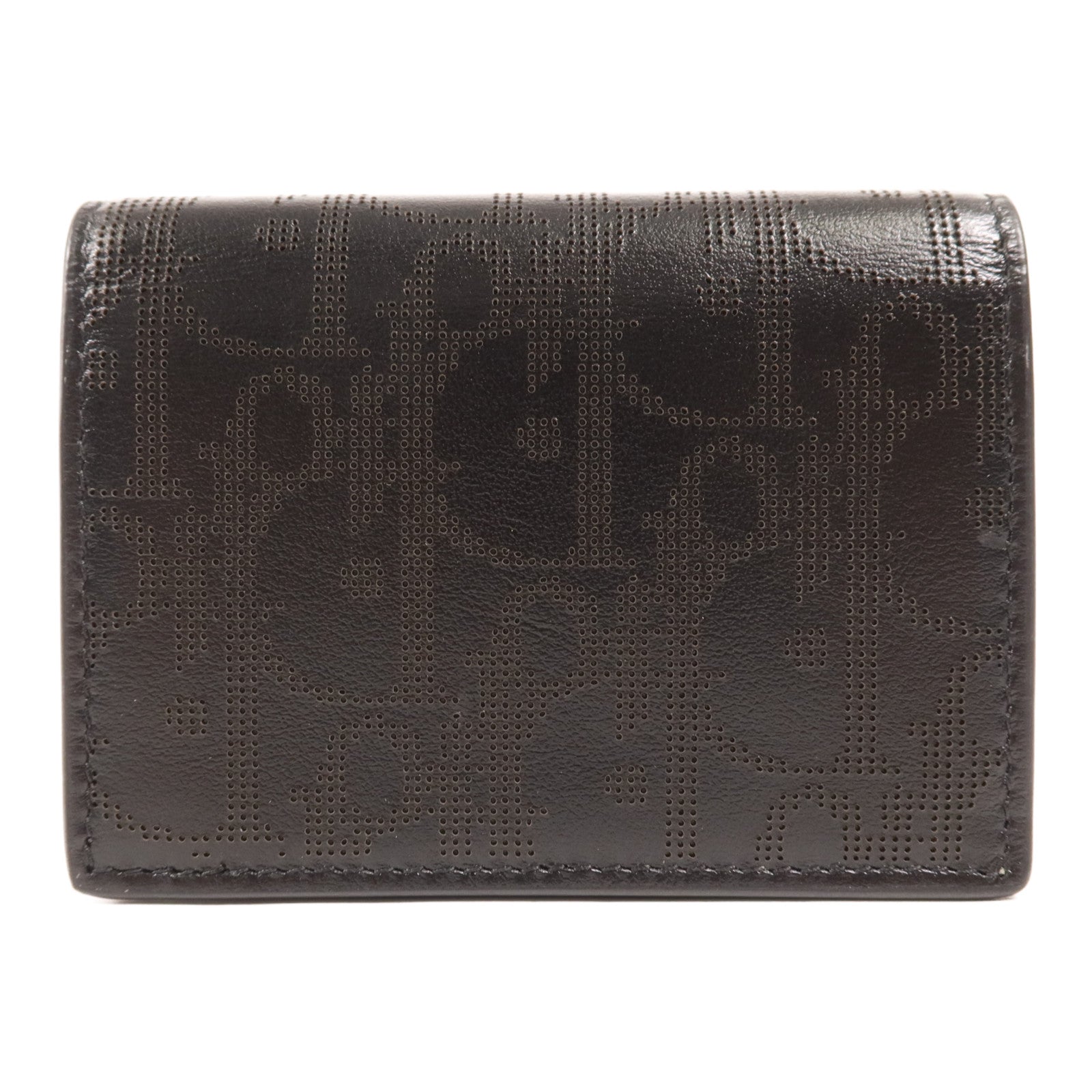 Dior 牛皮皮革Card Case銀扣卡片套