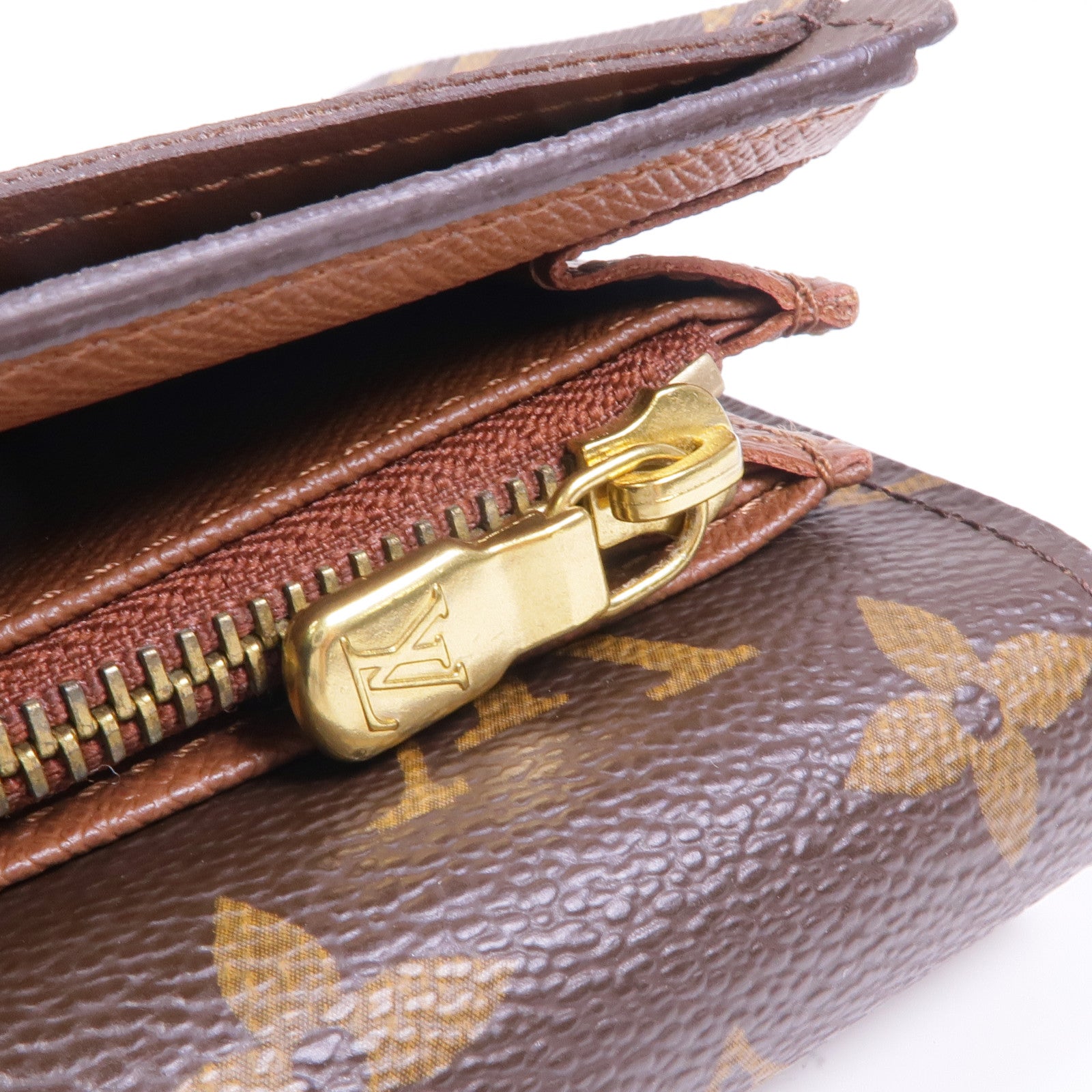 LOUIS VUITTON Monogram Portefeuille Alexandra Wallet金扣錢包